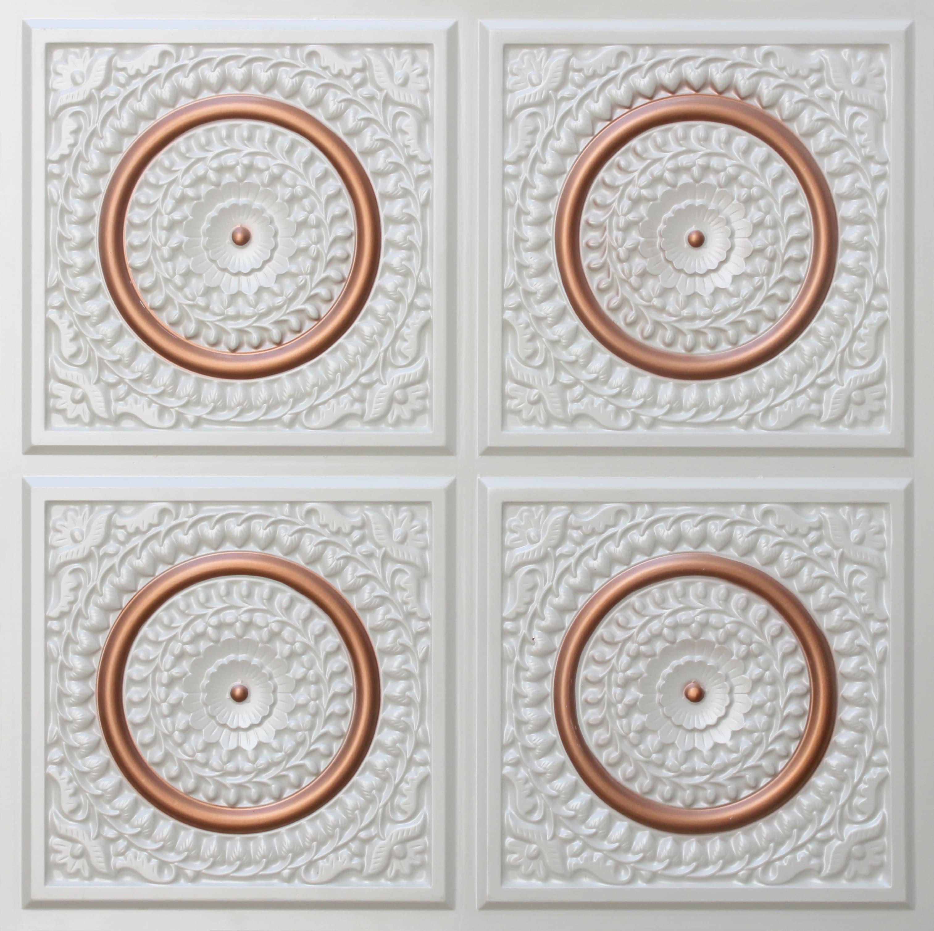 Pearl White - Copper decorative panel