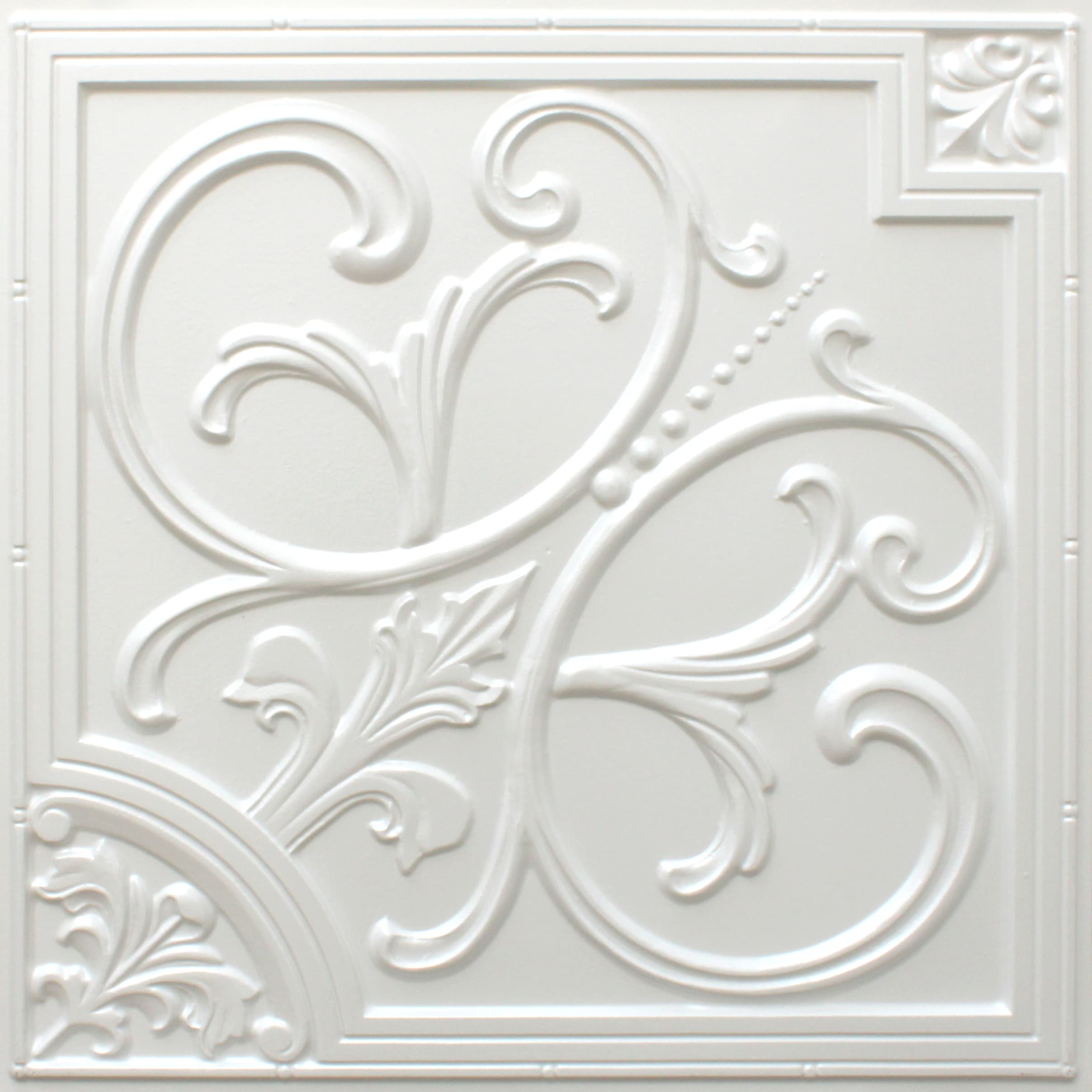 Pearl White - Copper decorative panel