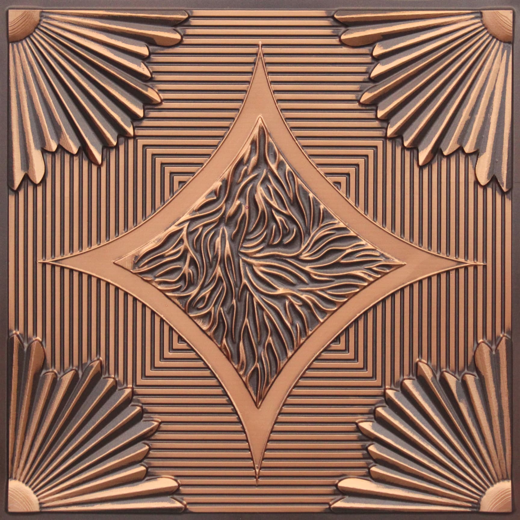 Antique Copper decorative panel