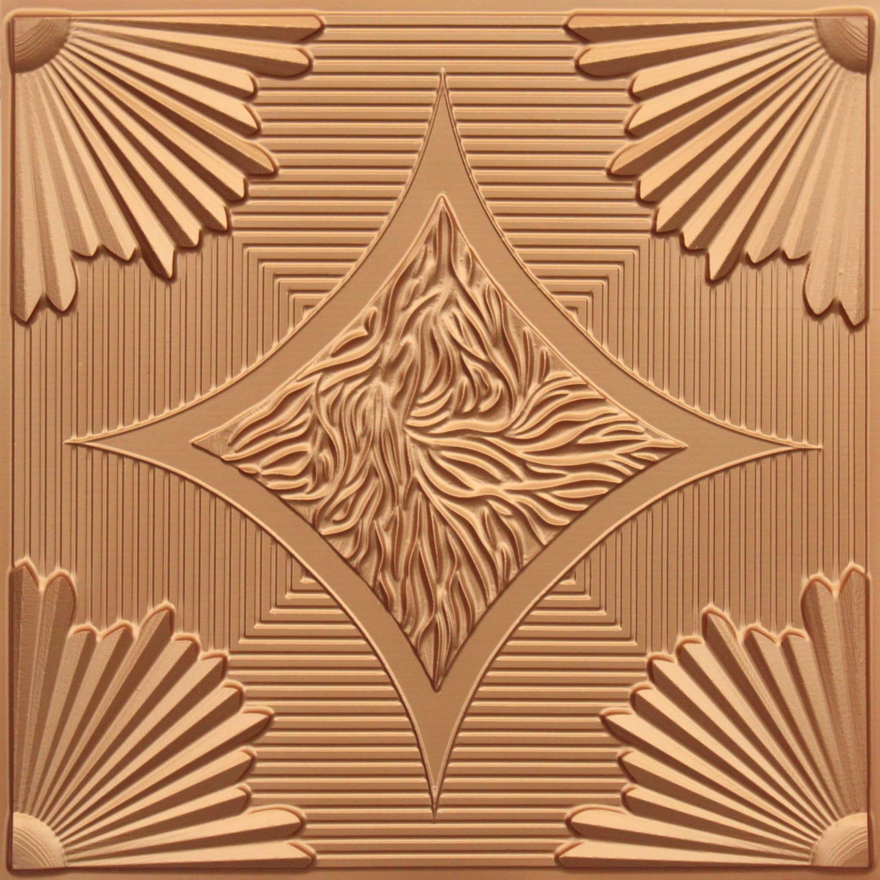 Gold decorative panel