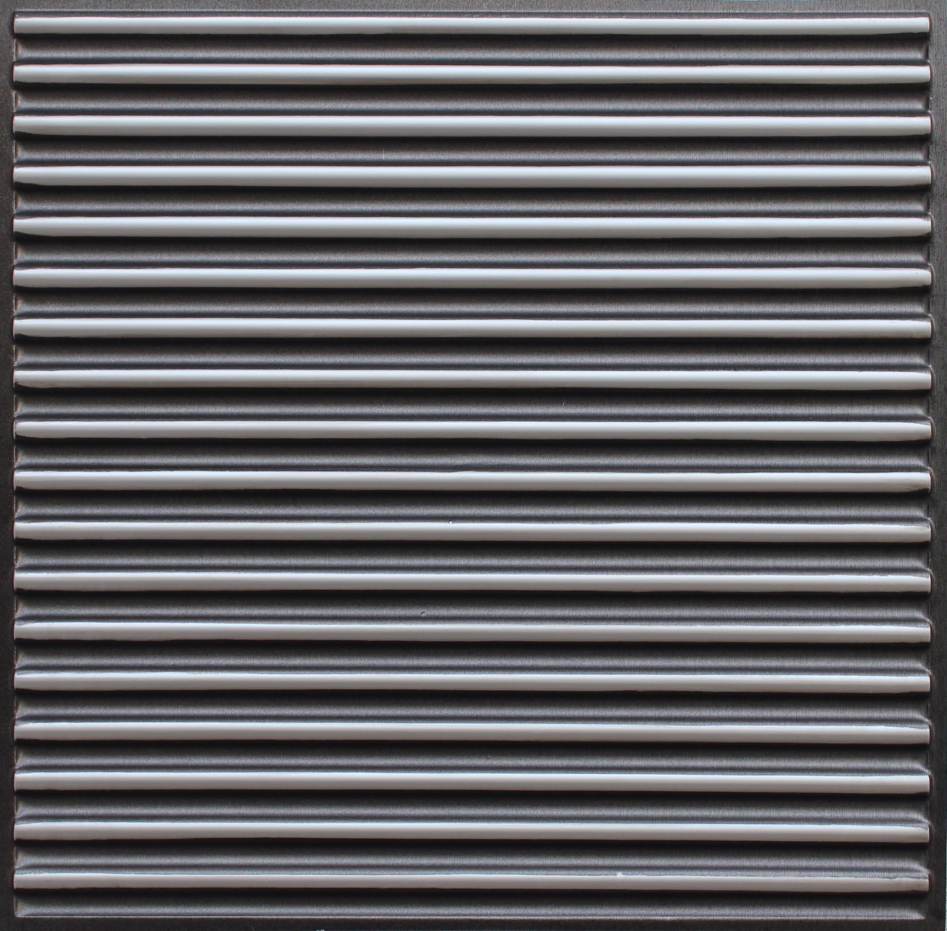 Antique Silver decorative panel