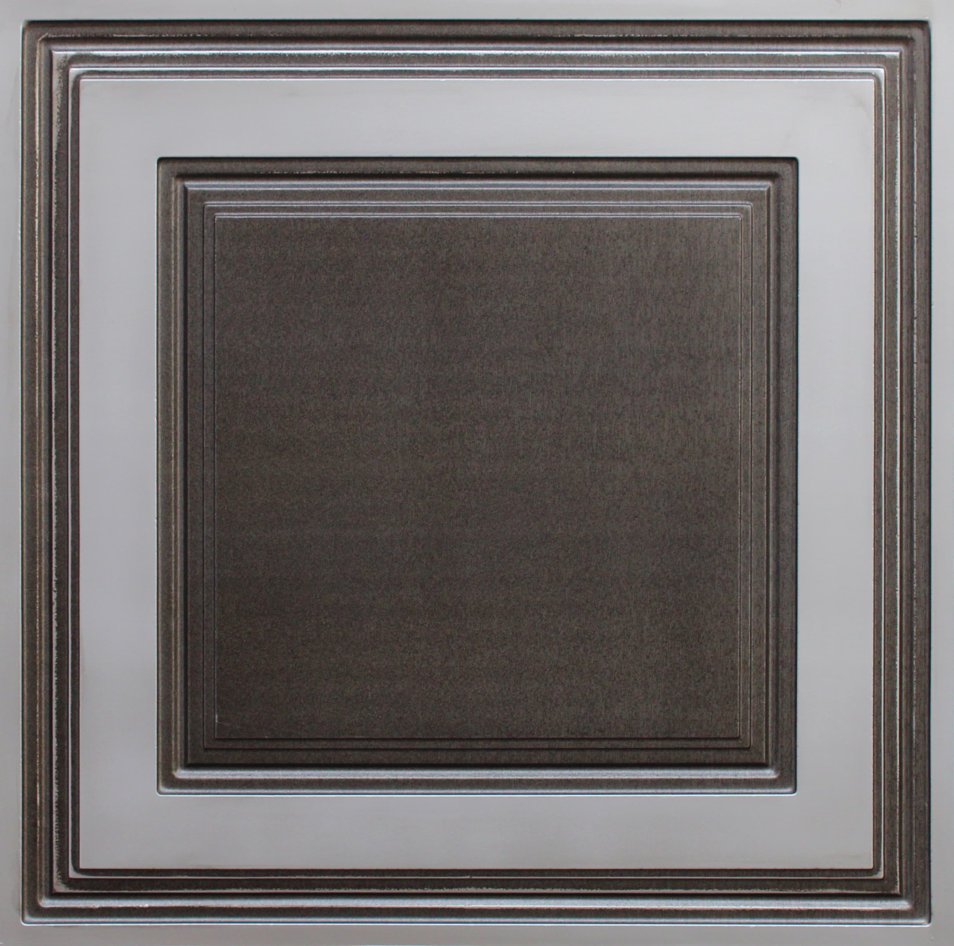 Antique Silver decorative panel