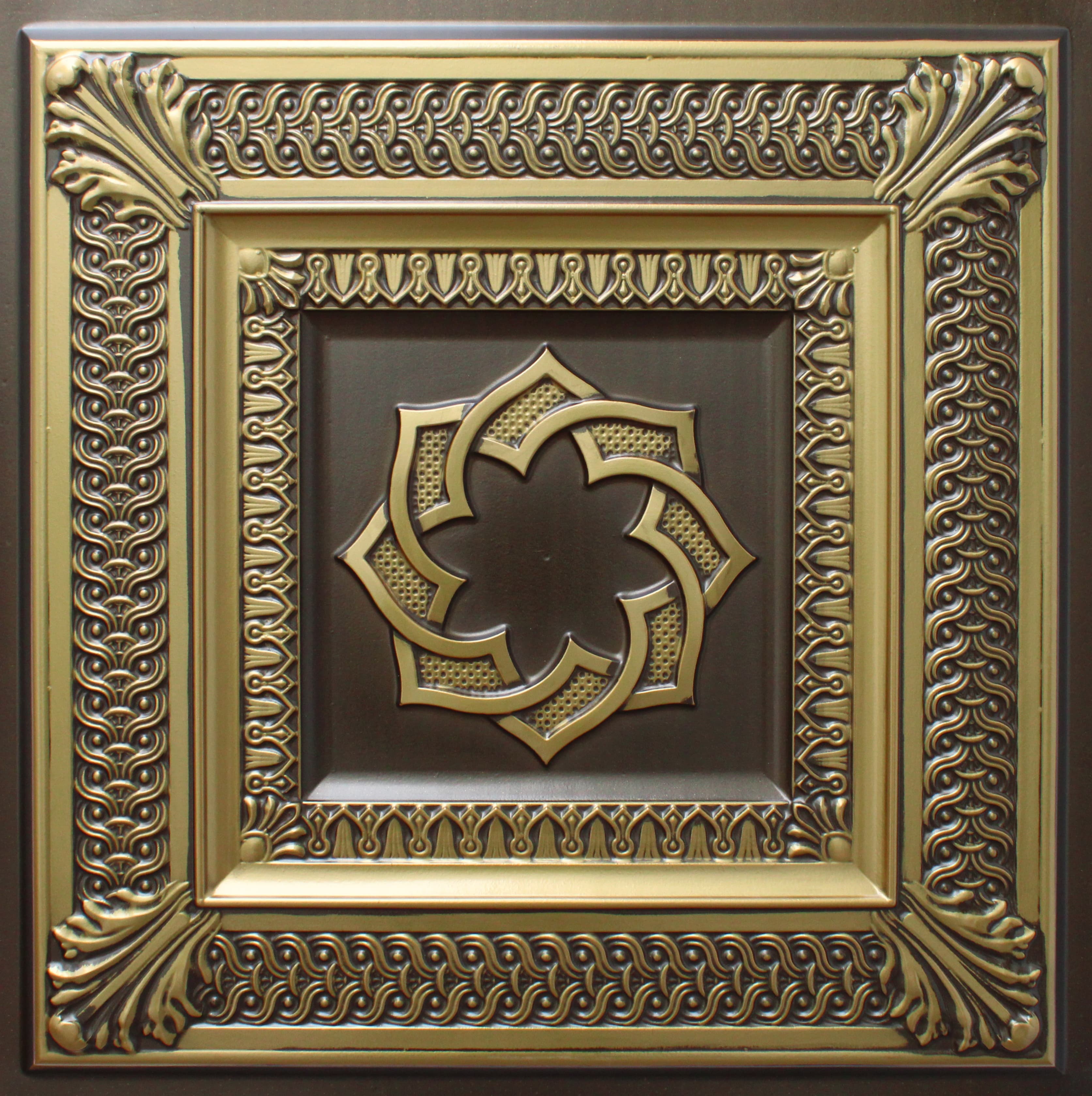 Antique Brass decorative panel