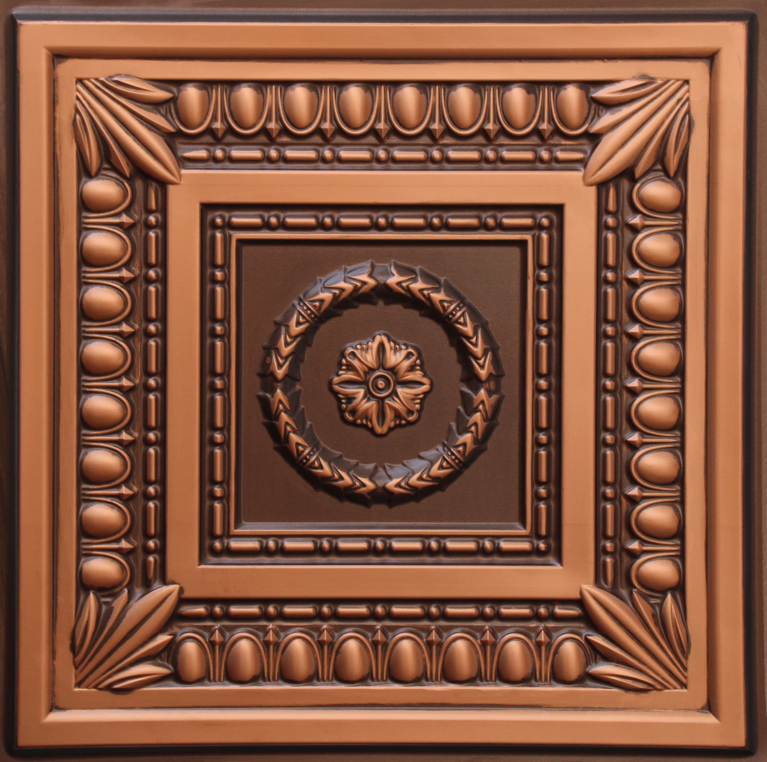 Antique Copper decorative panel