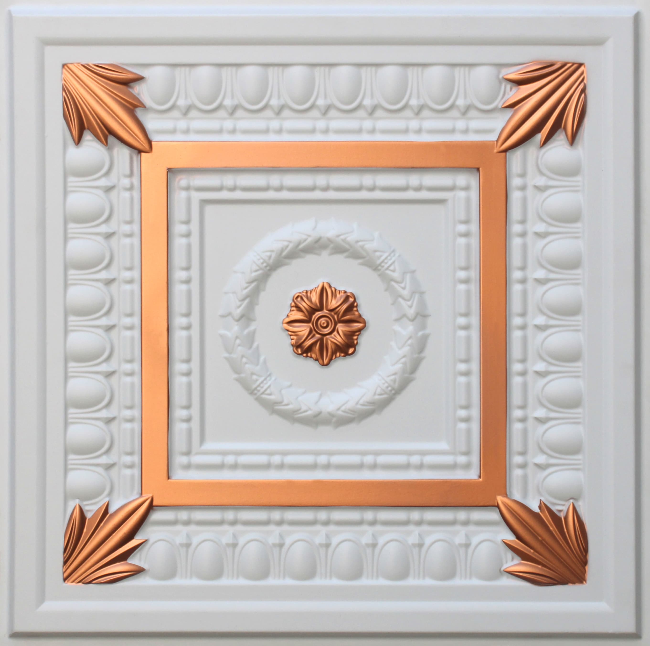 Glamor White - Copper decorative panel