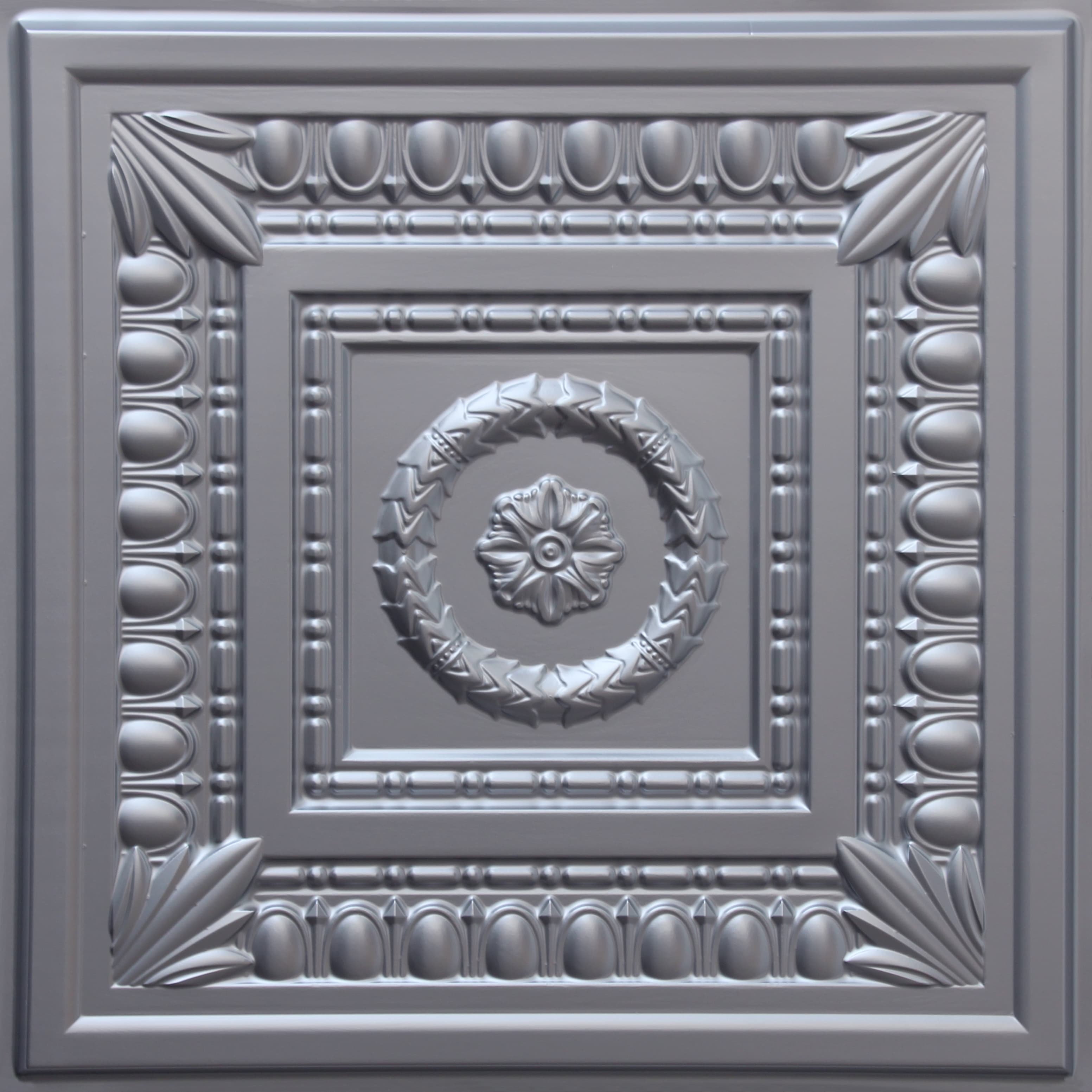 Silver - Red - Green decorative panel