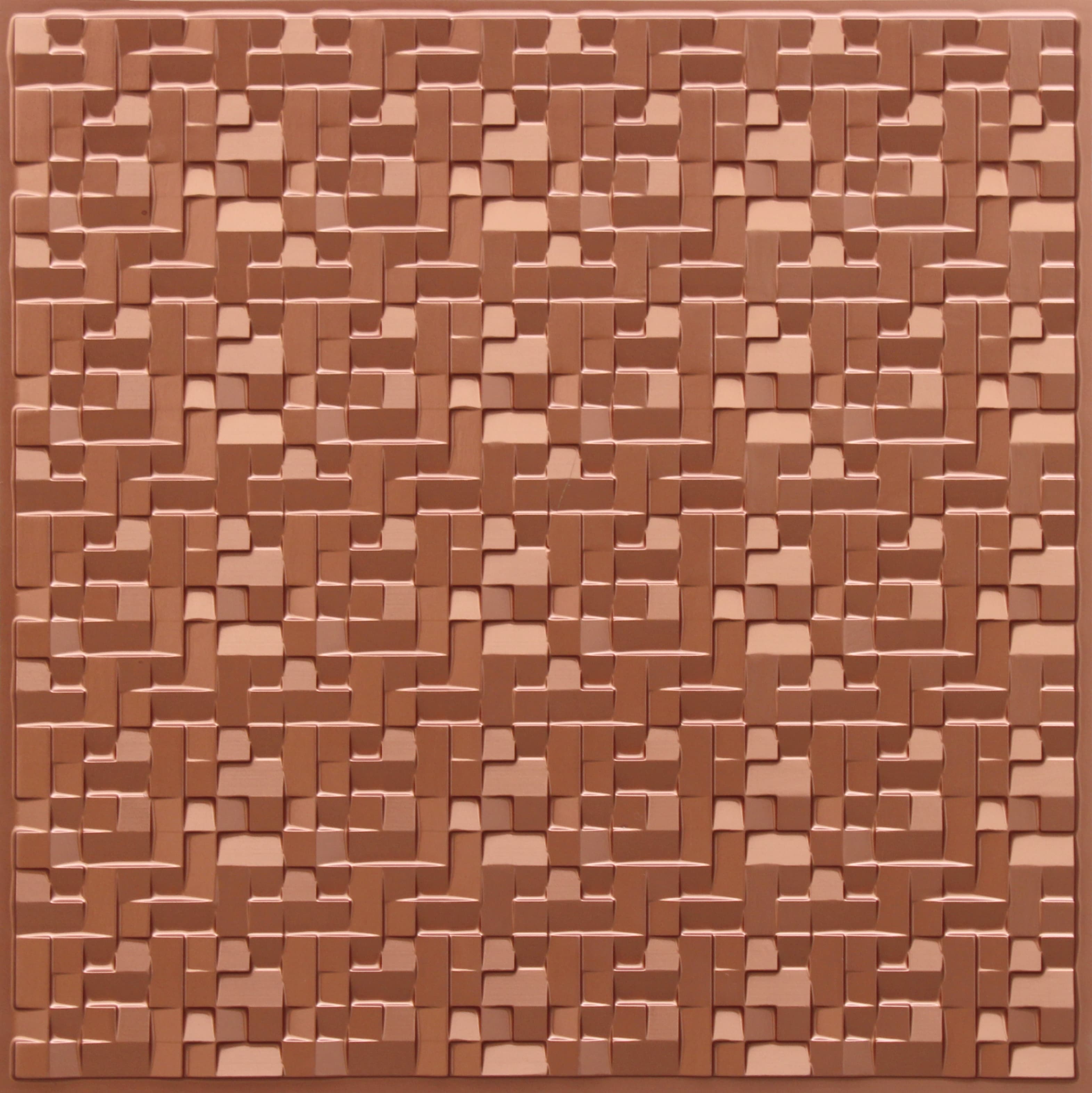 Copper decorative panel
