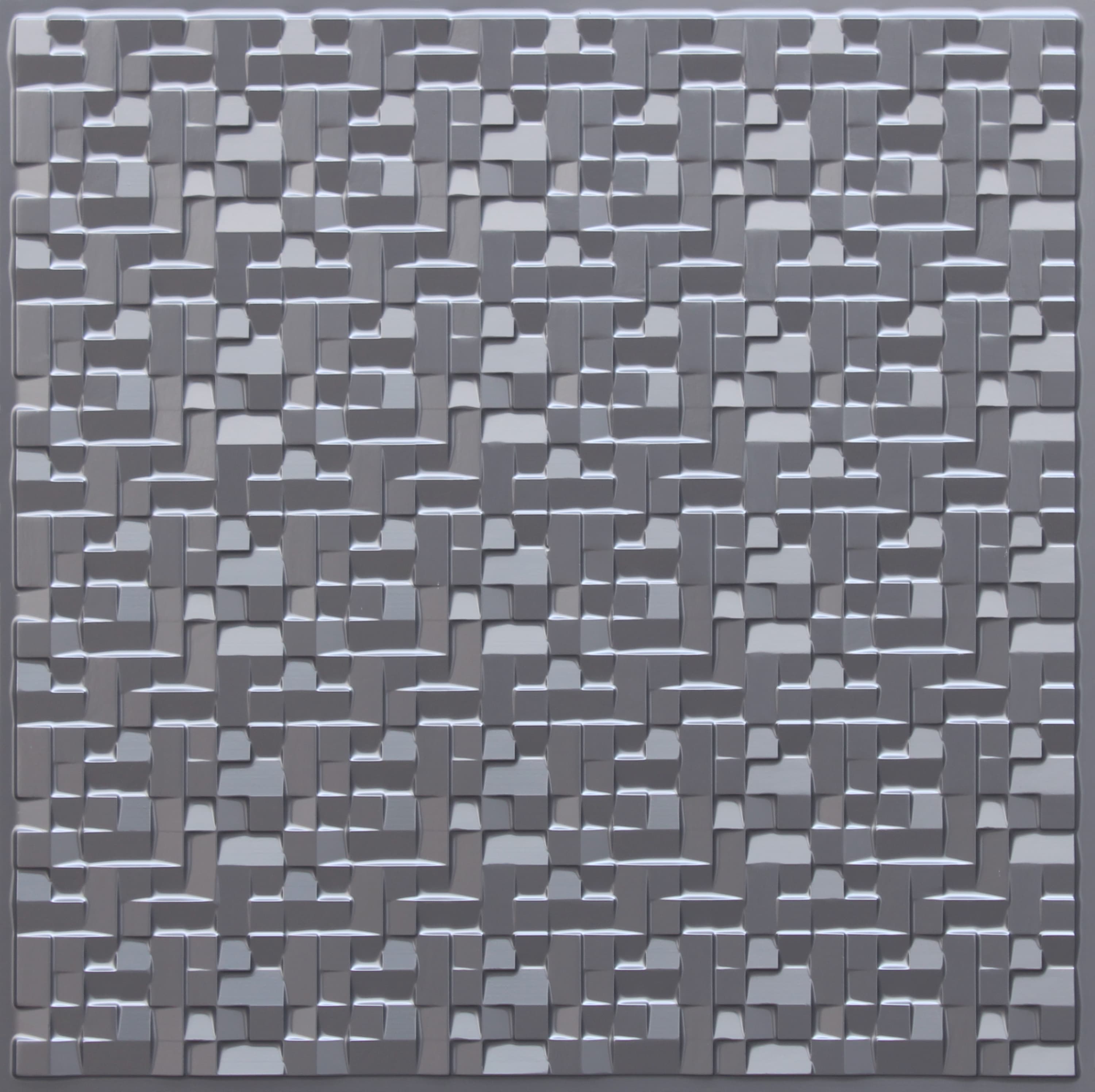Silver decorative panel