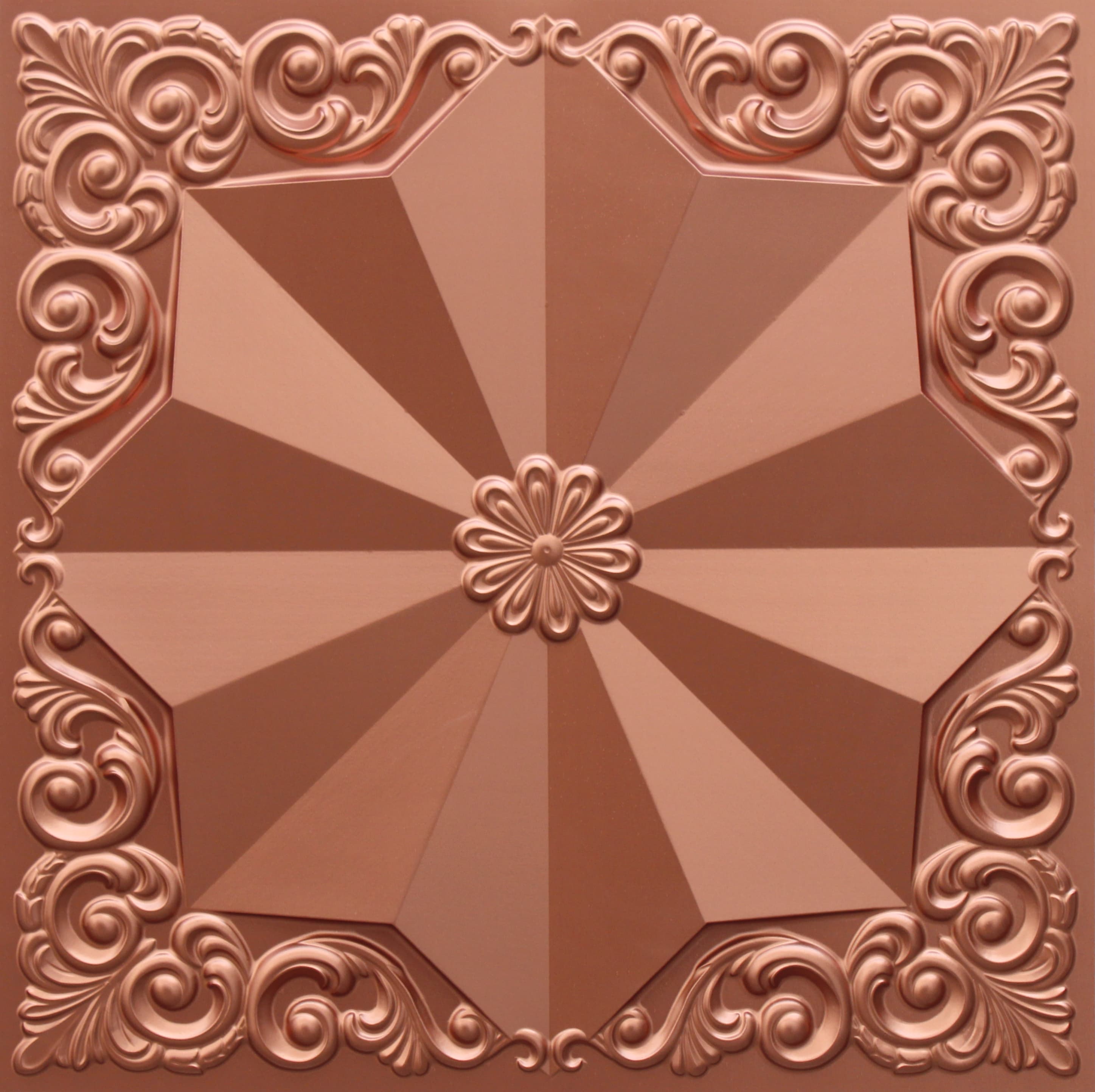 Copper decorative panel