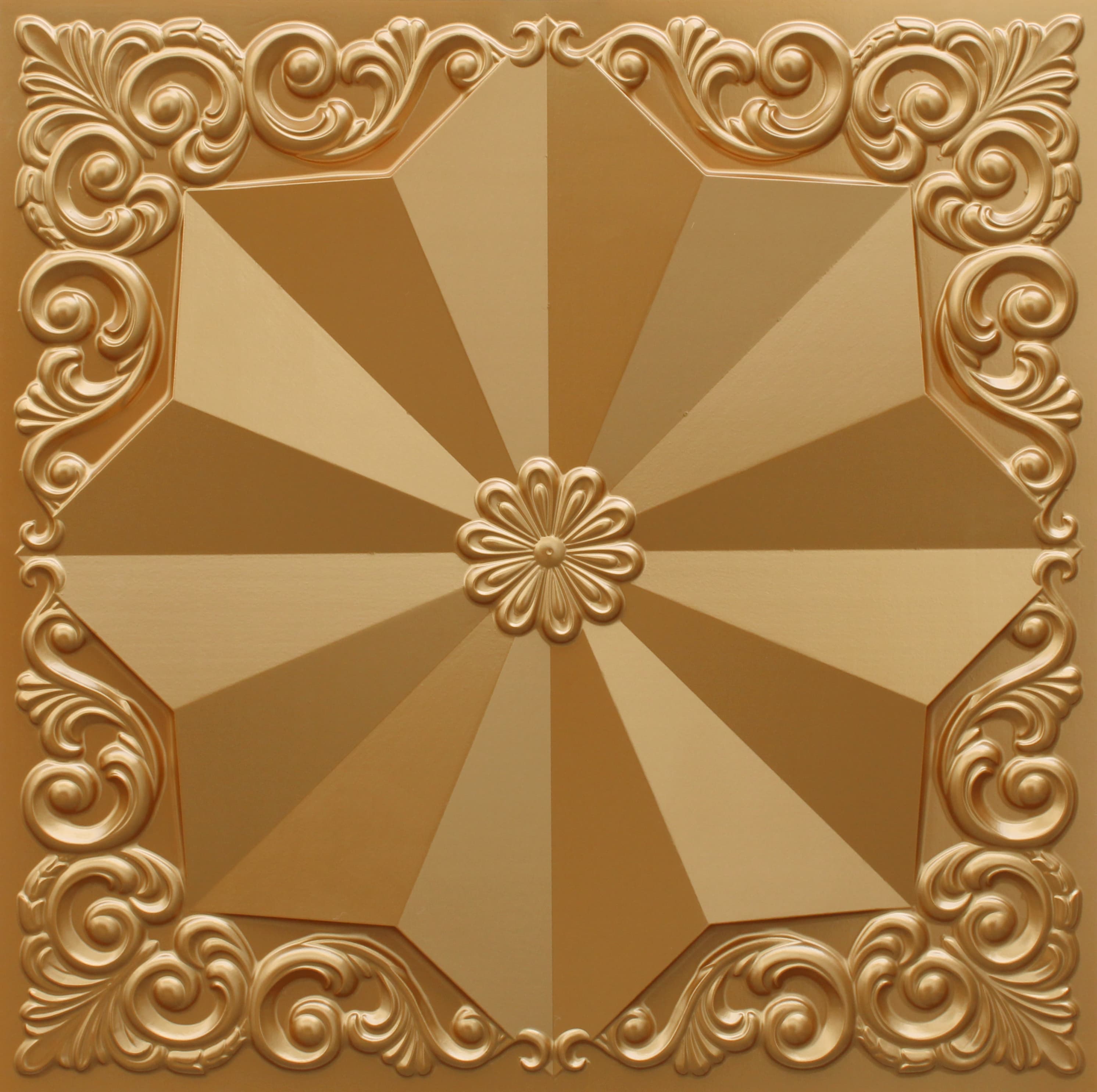 Gold decorative panel