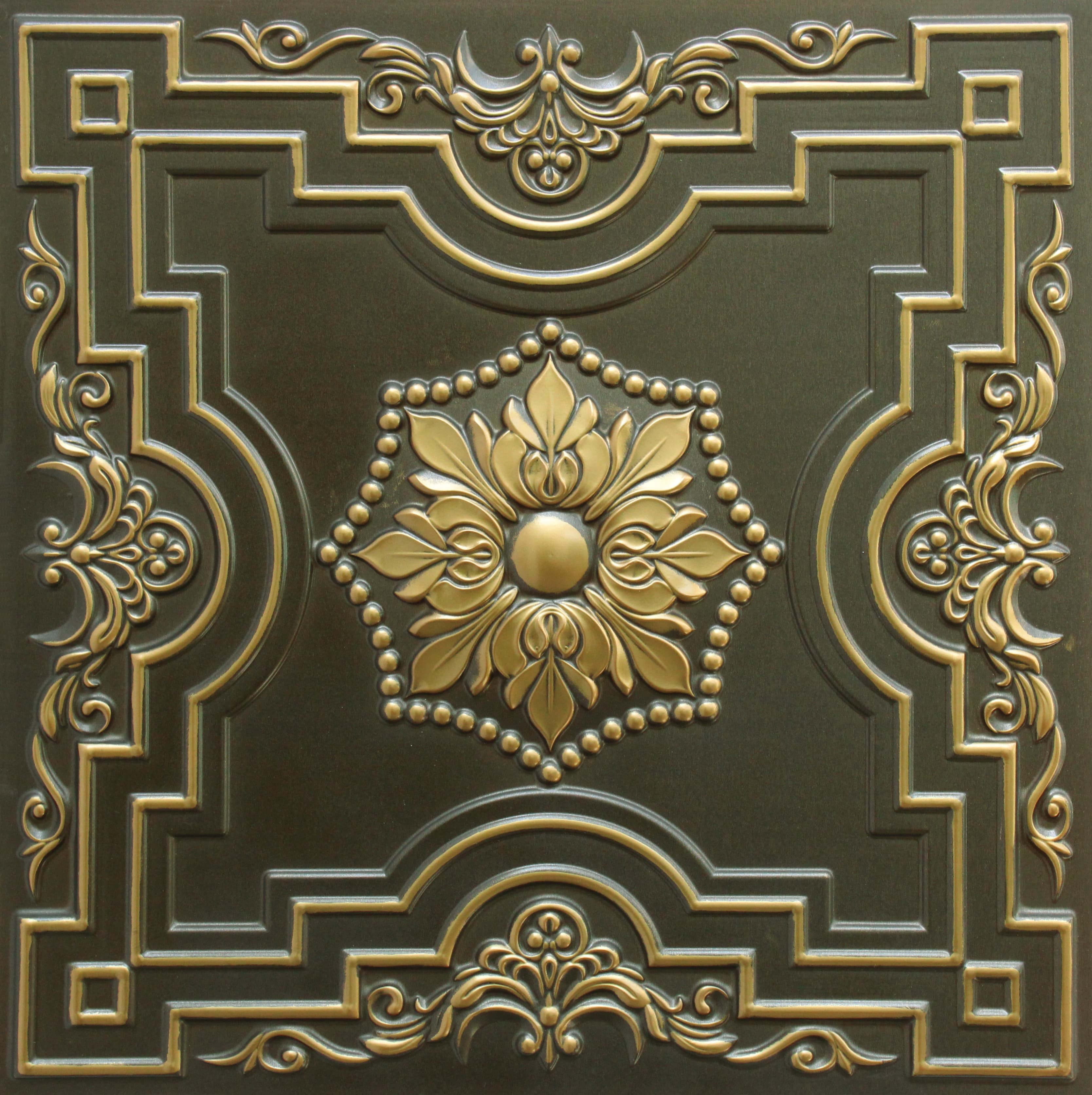 Antique Brass decorative panel