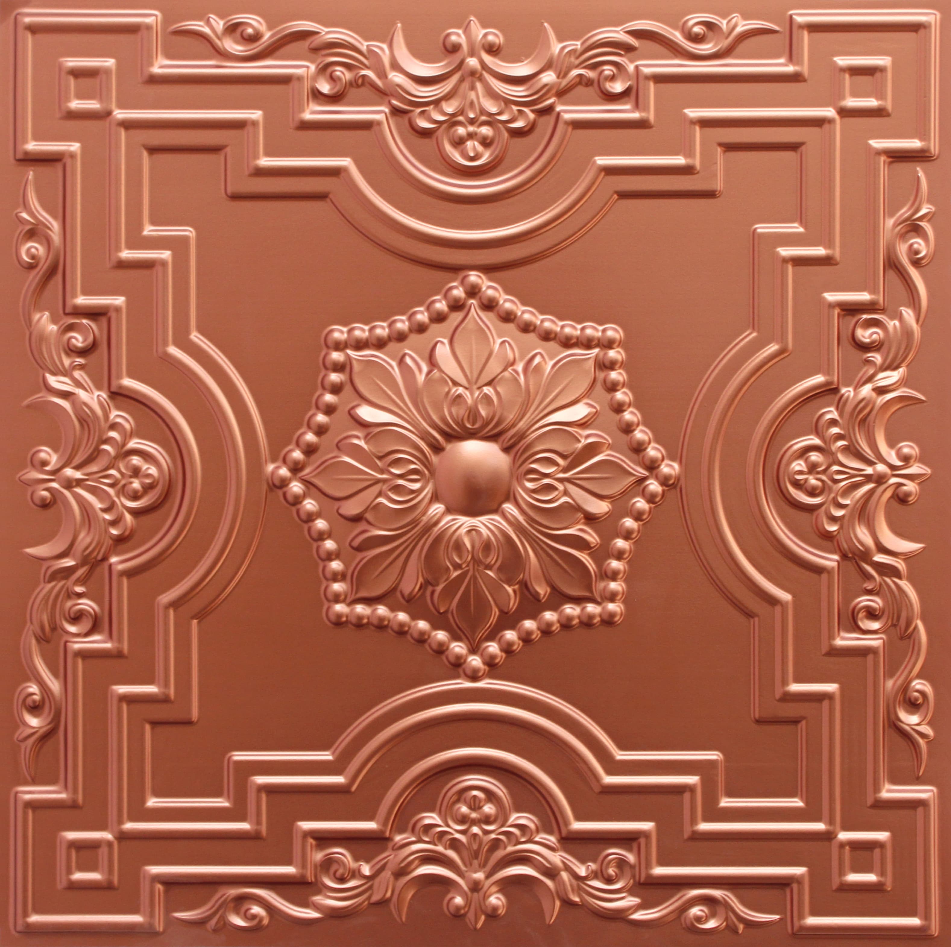 Copper decorative panel