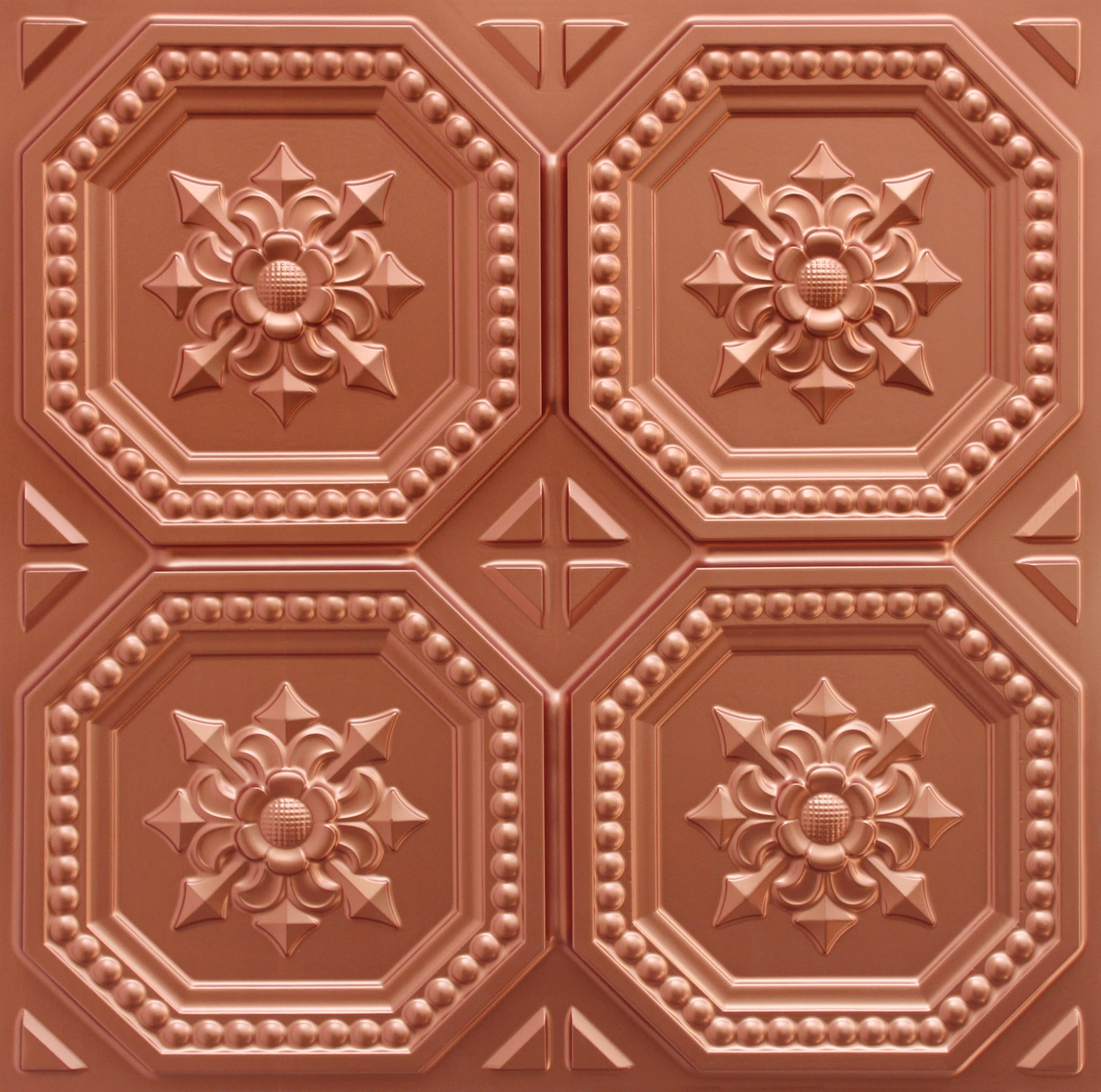 Copper decorative panel