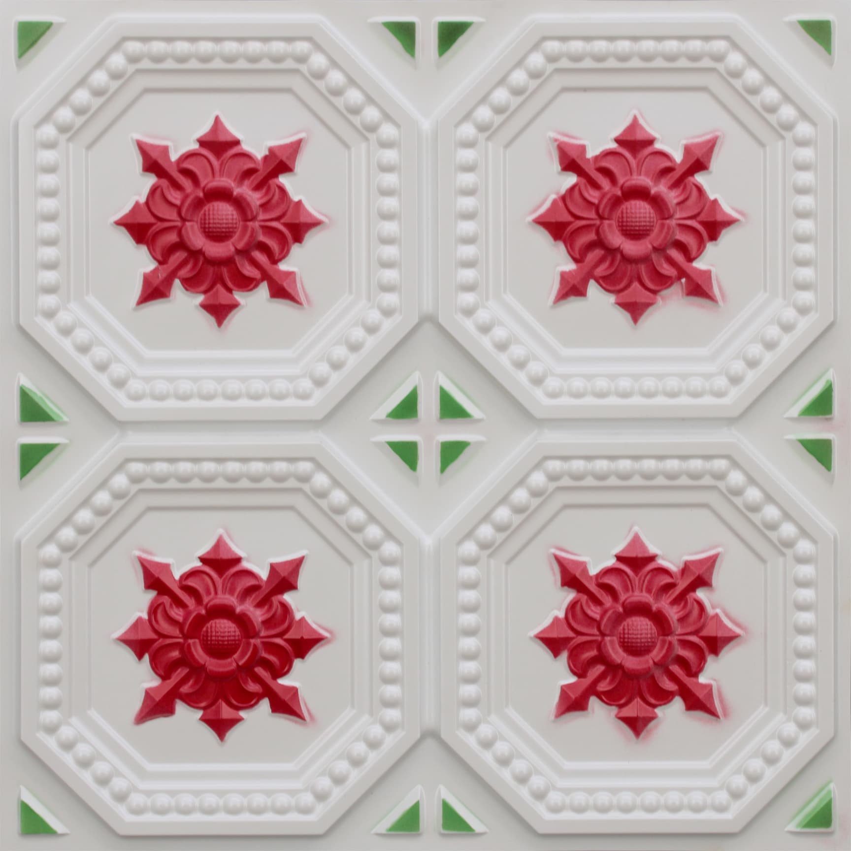 Pearl White - Copper decorative panel