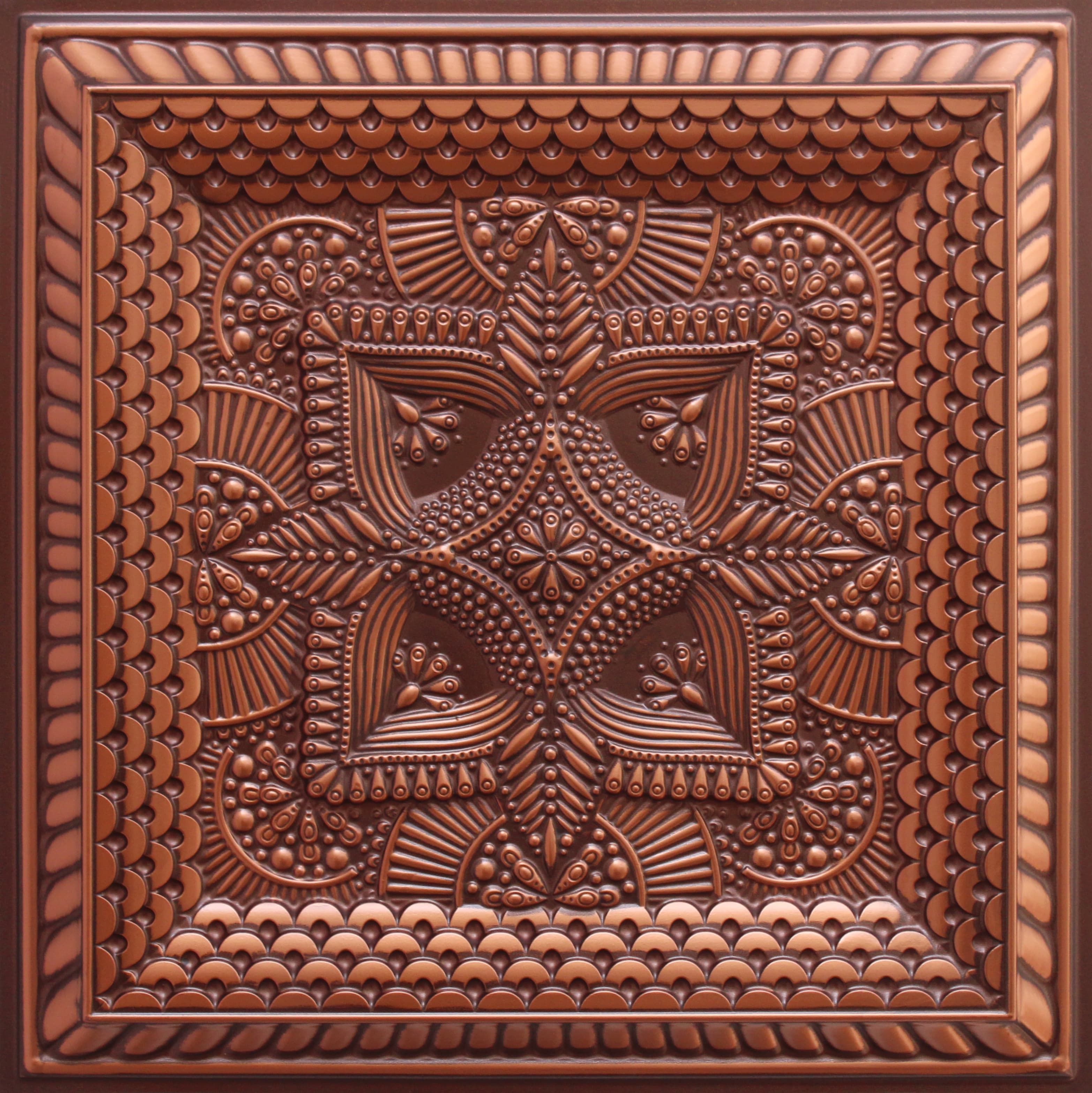 Antique Copper decorative panel