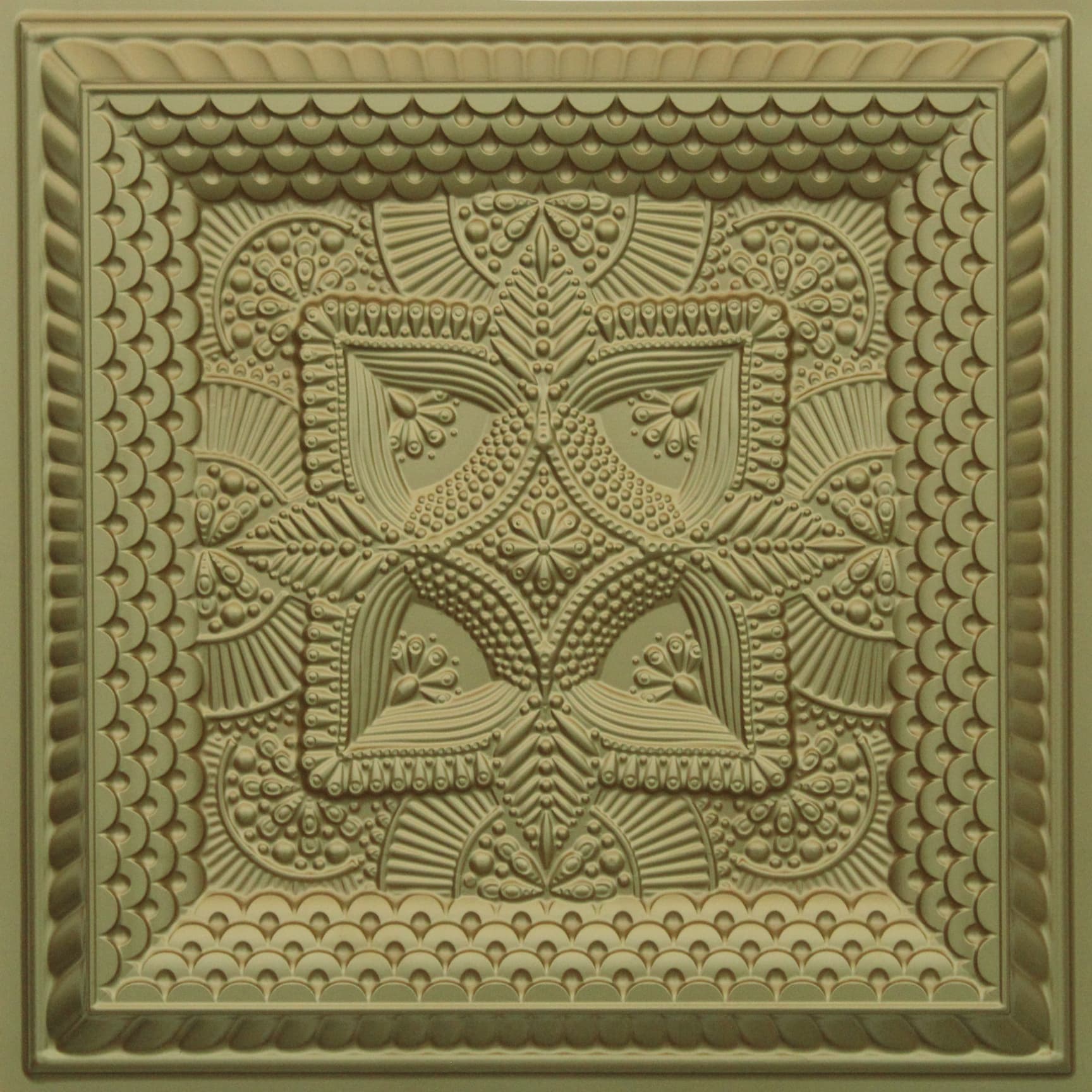 Brass decorative panel