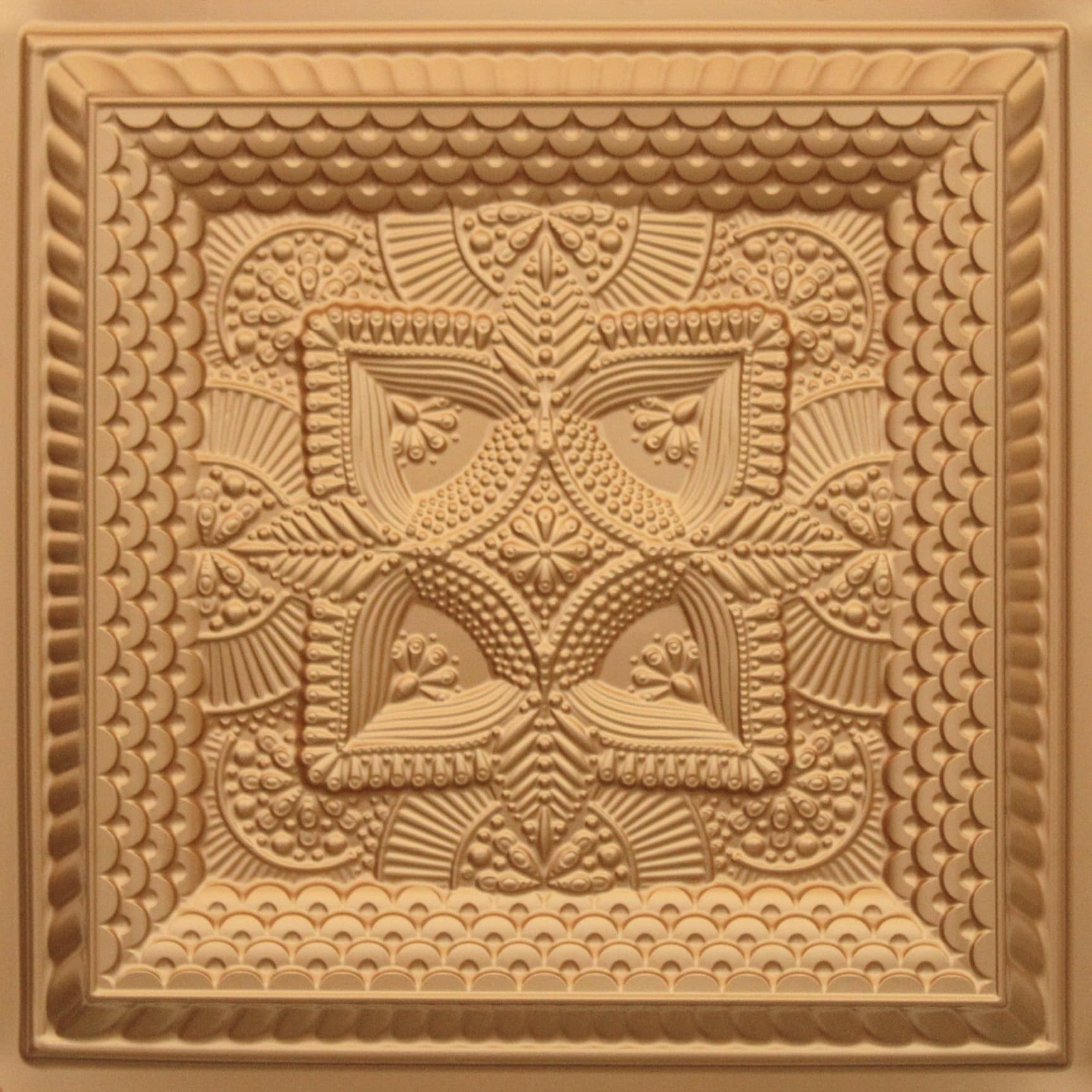 Gold decorative panel