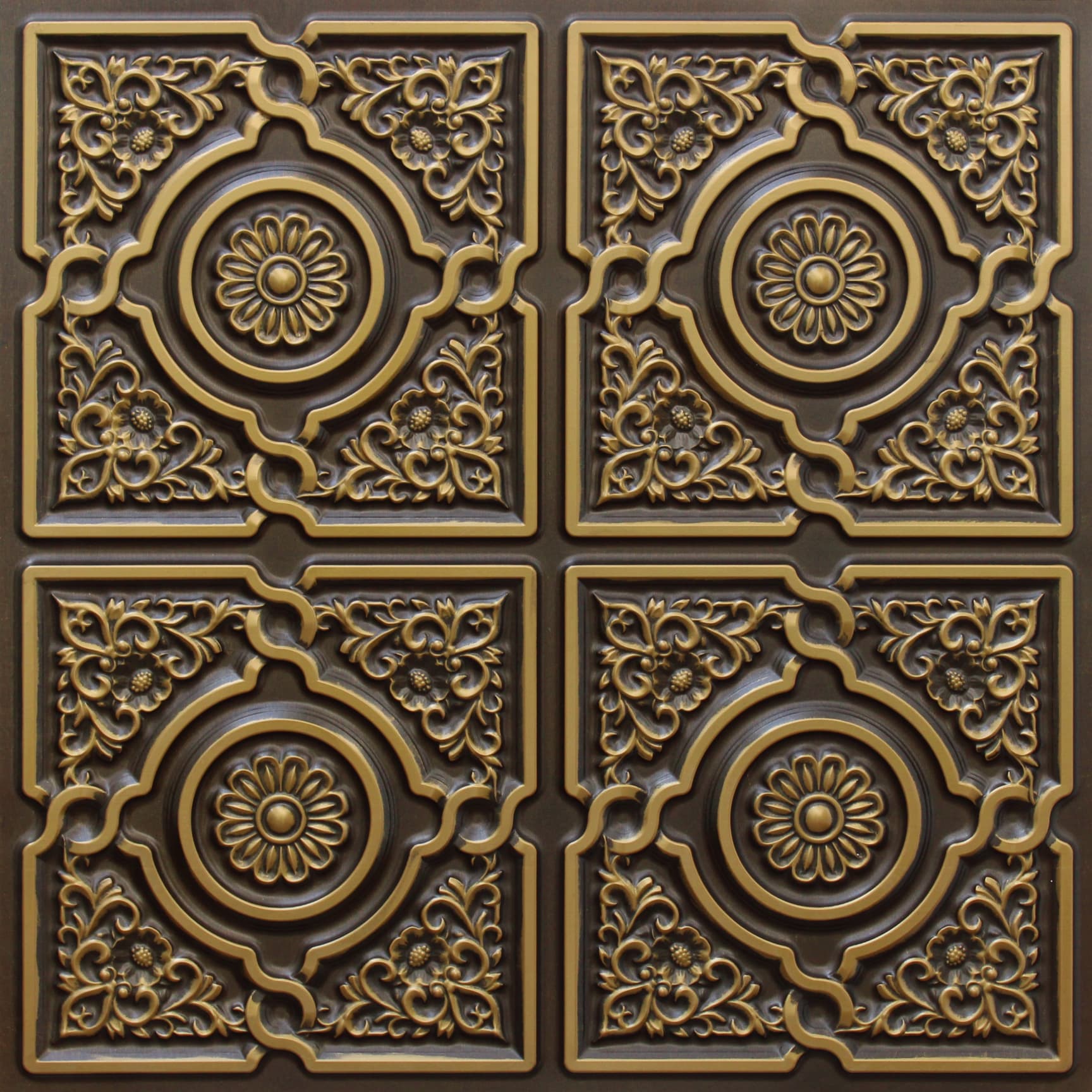 Antique Brass decorative panel