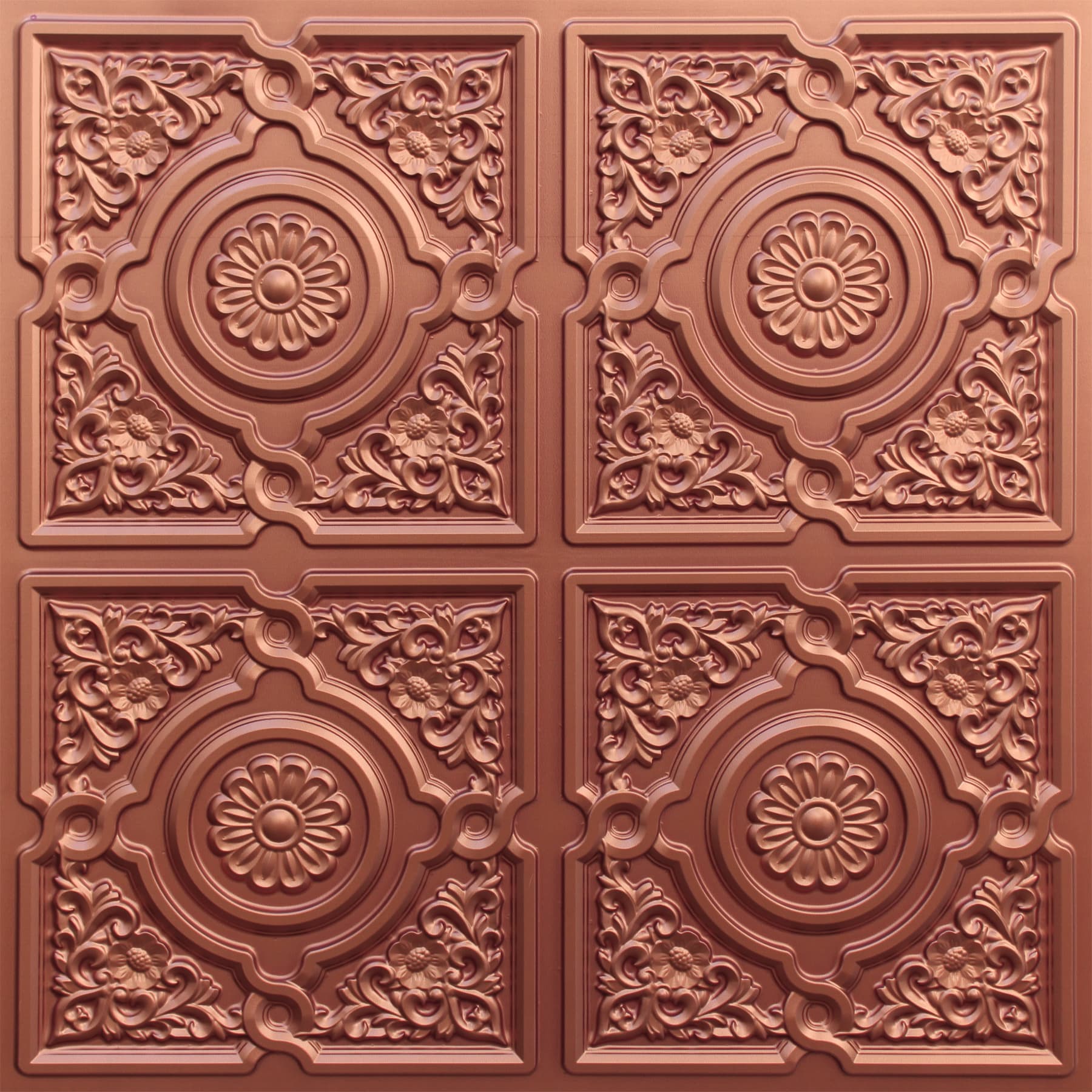 Copper decorative panel