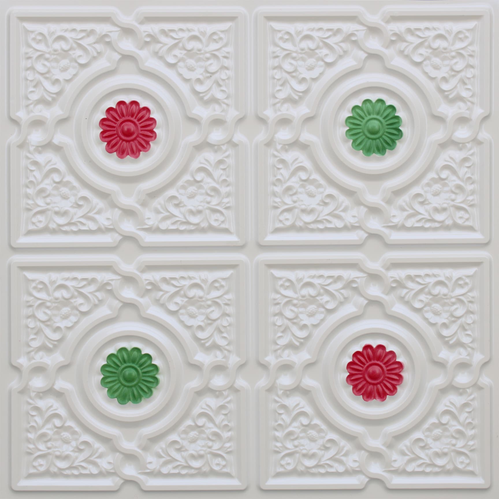 Pearl White - Gold decorative panel