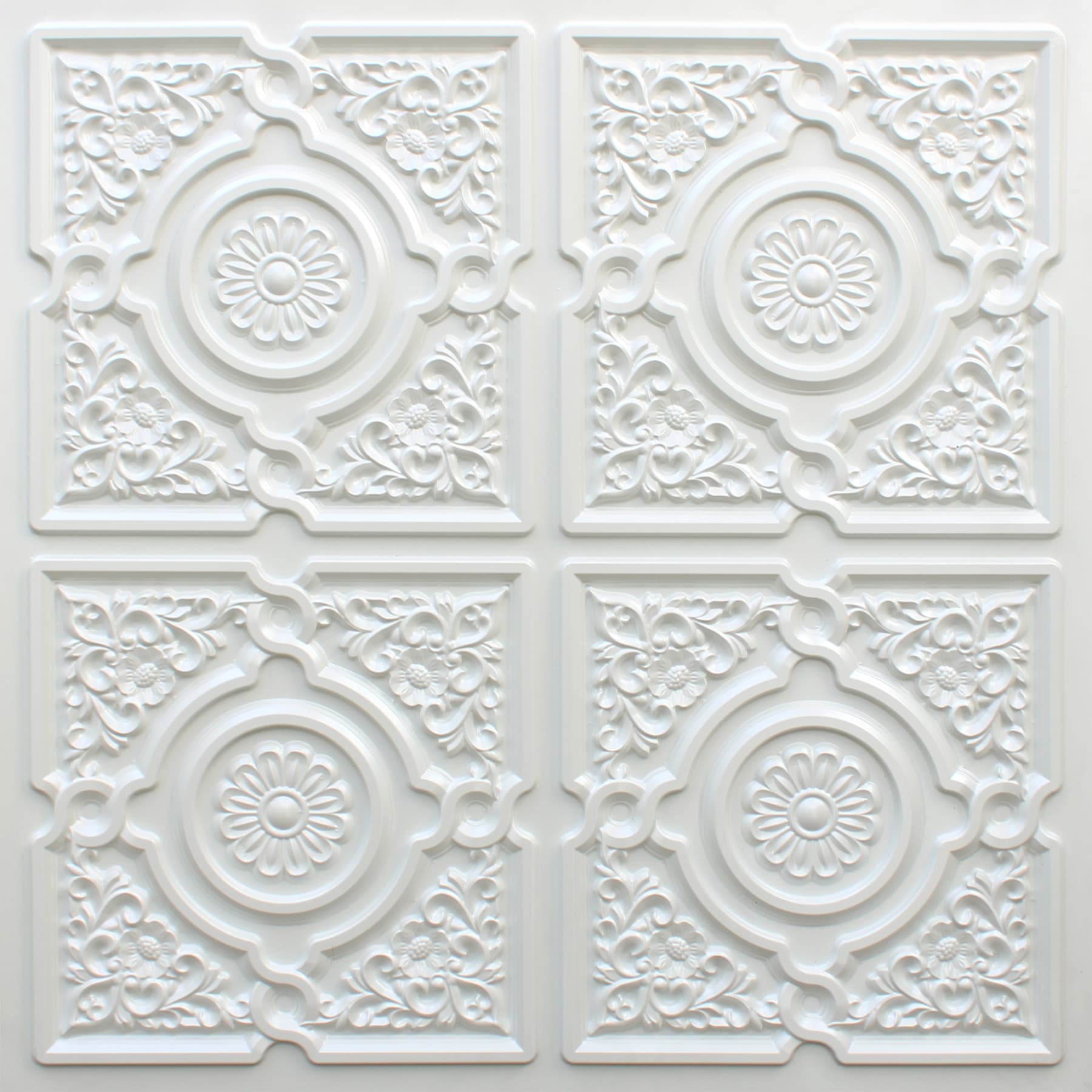 Pearl White - Green - Red decorative panel