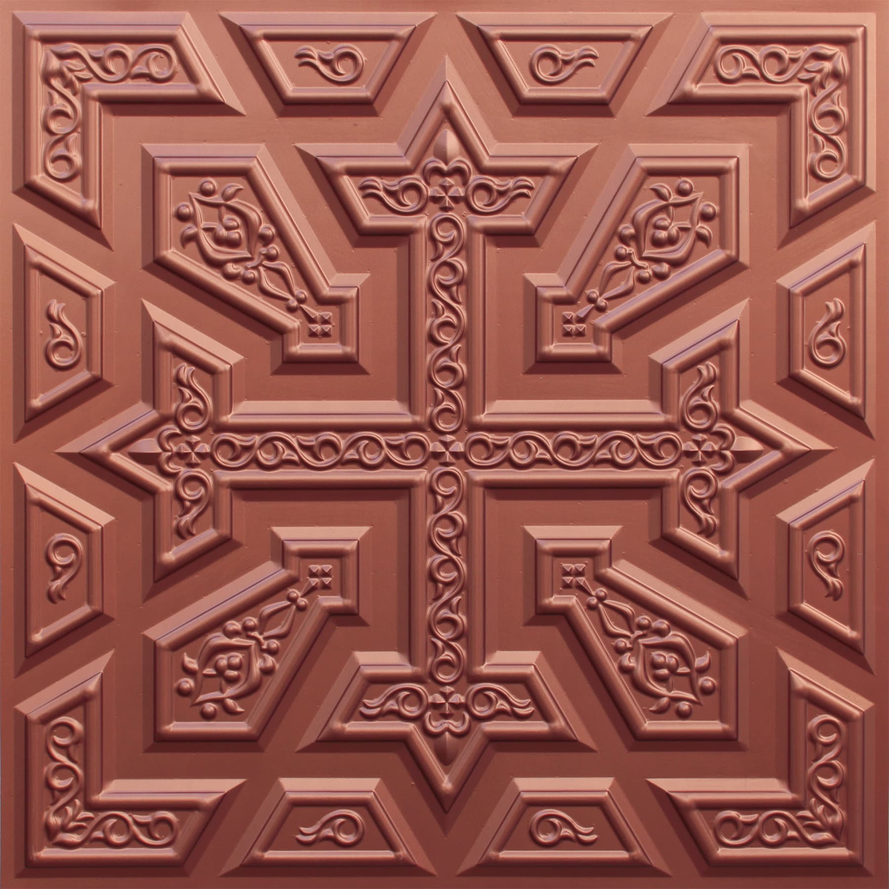 Copper decorative panel