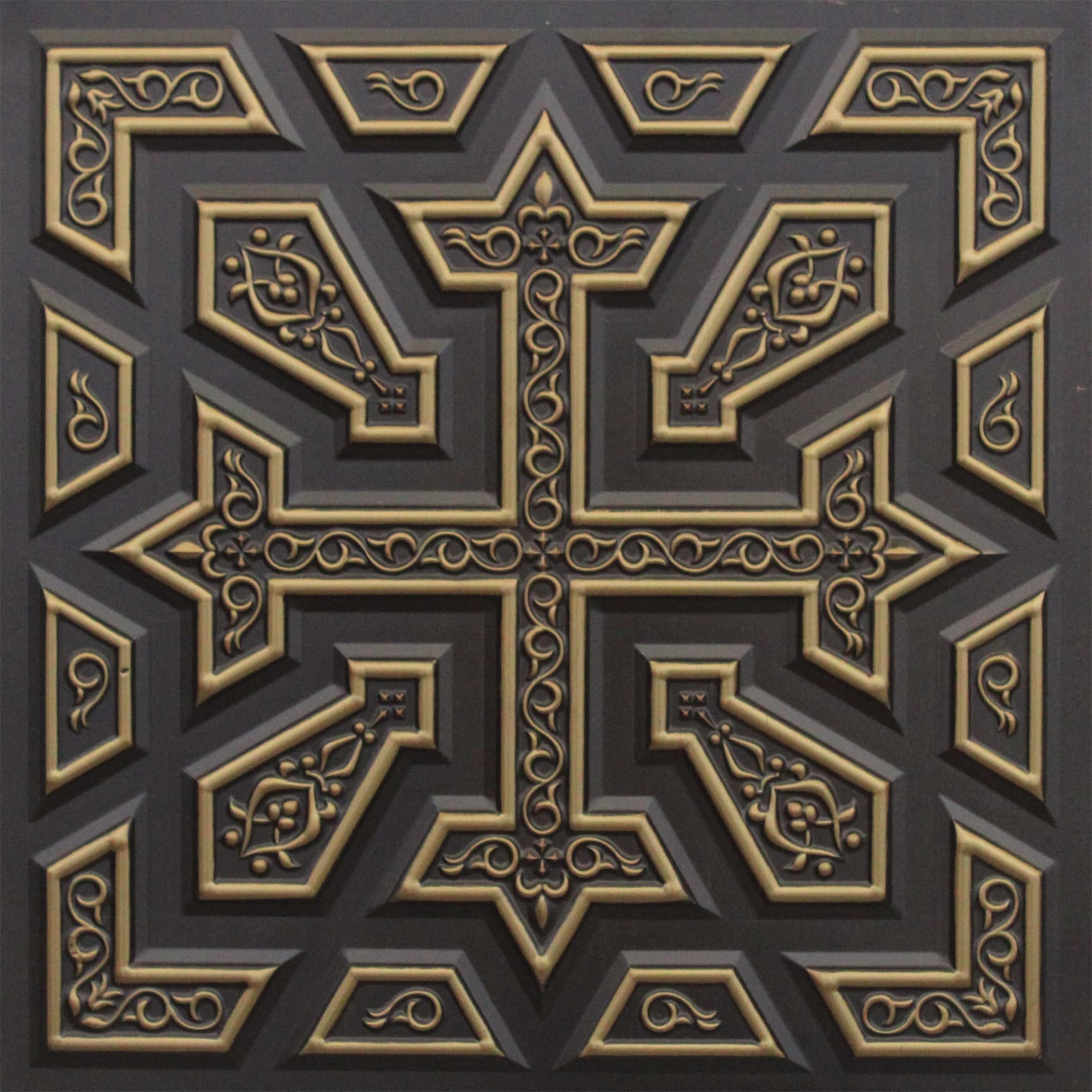 Antique Brass decorative panel