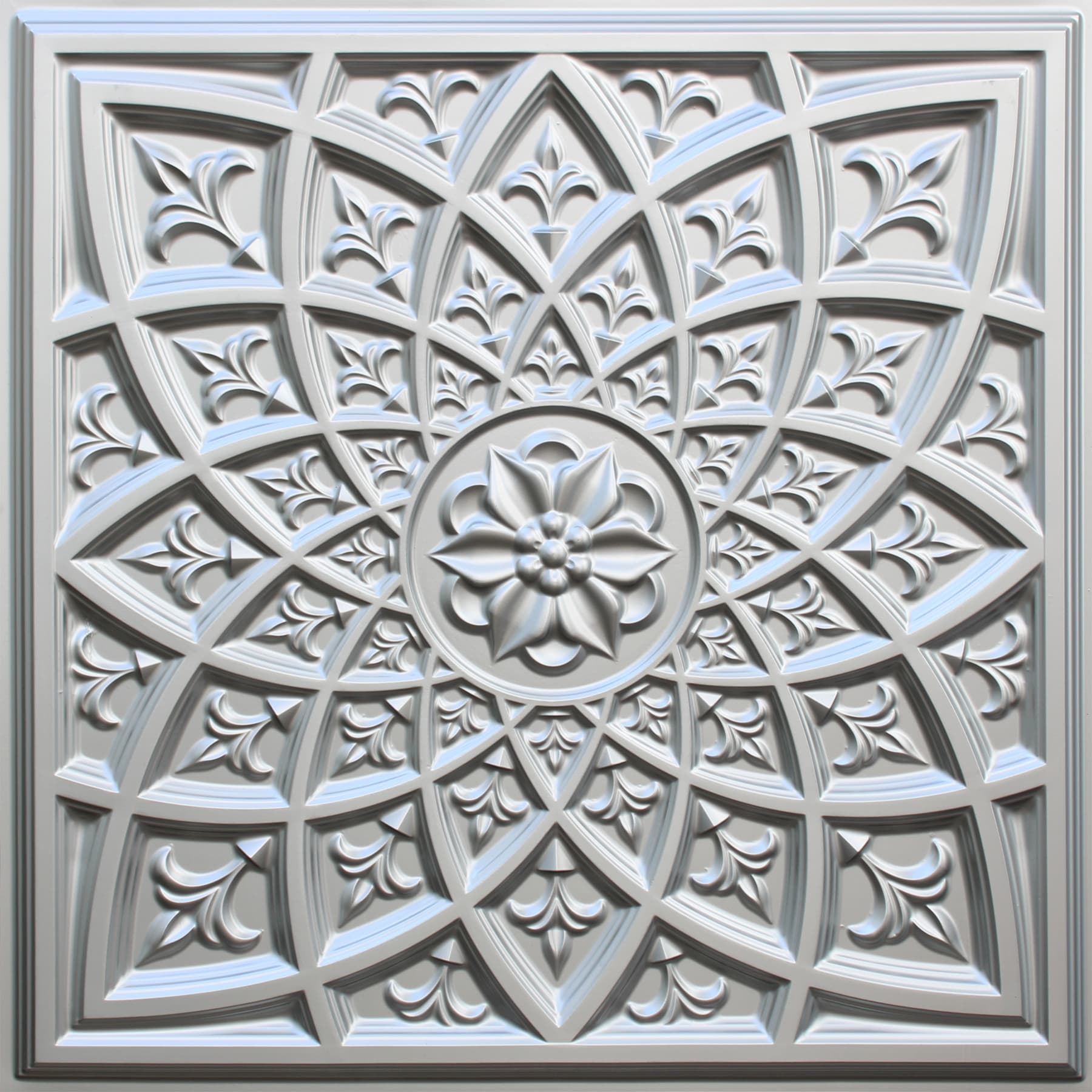 Silver decorative panel