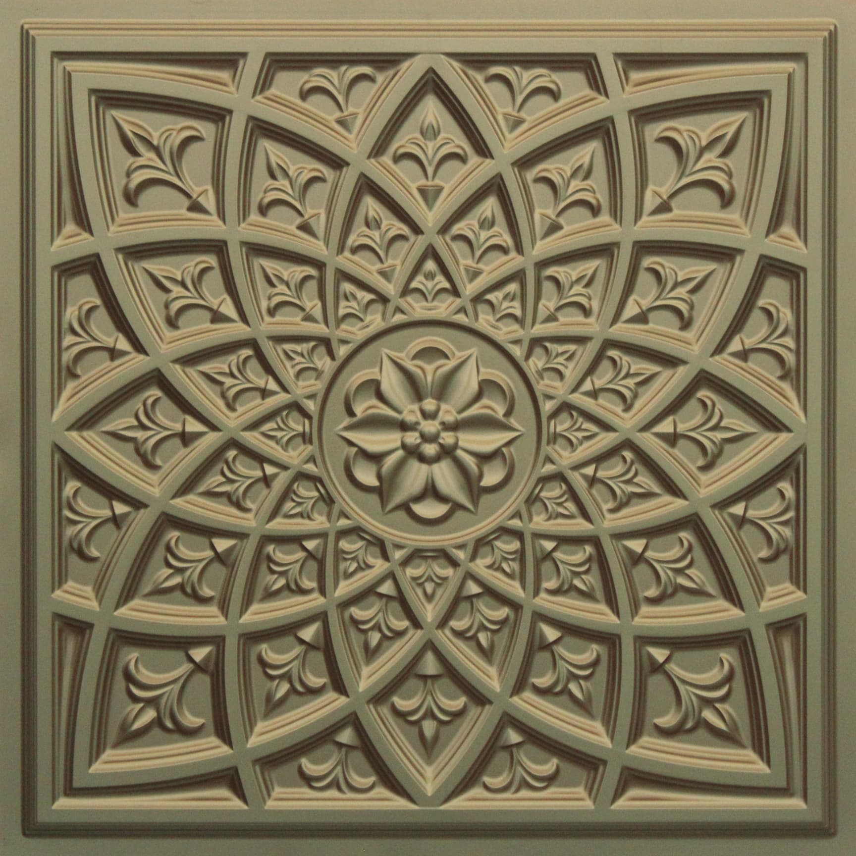Brass decorative panel
