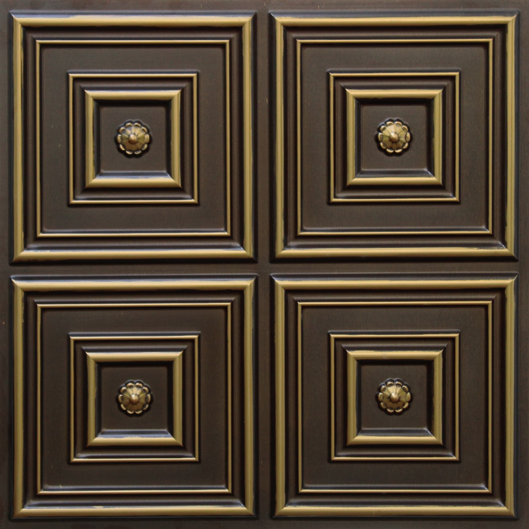 Antique bress decorative panel