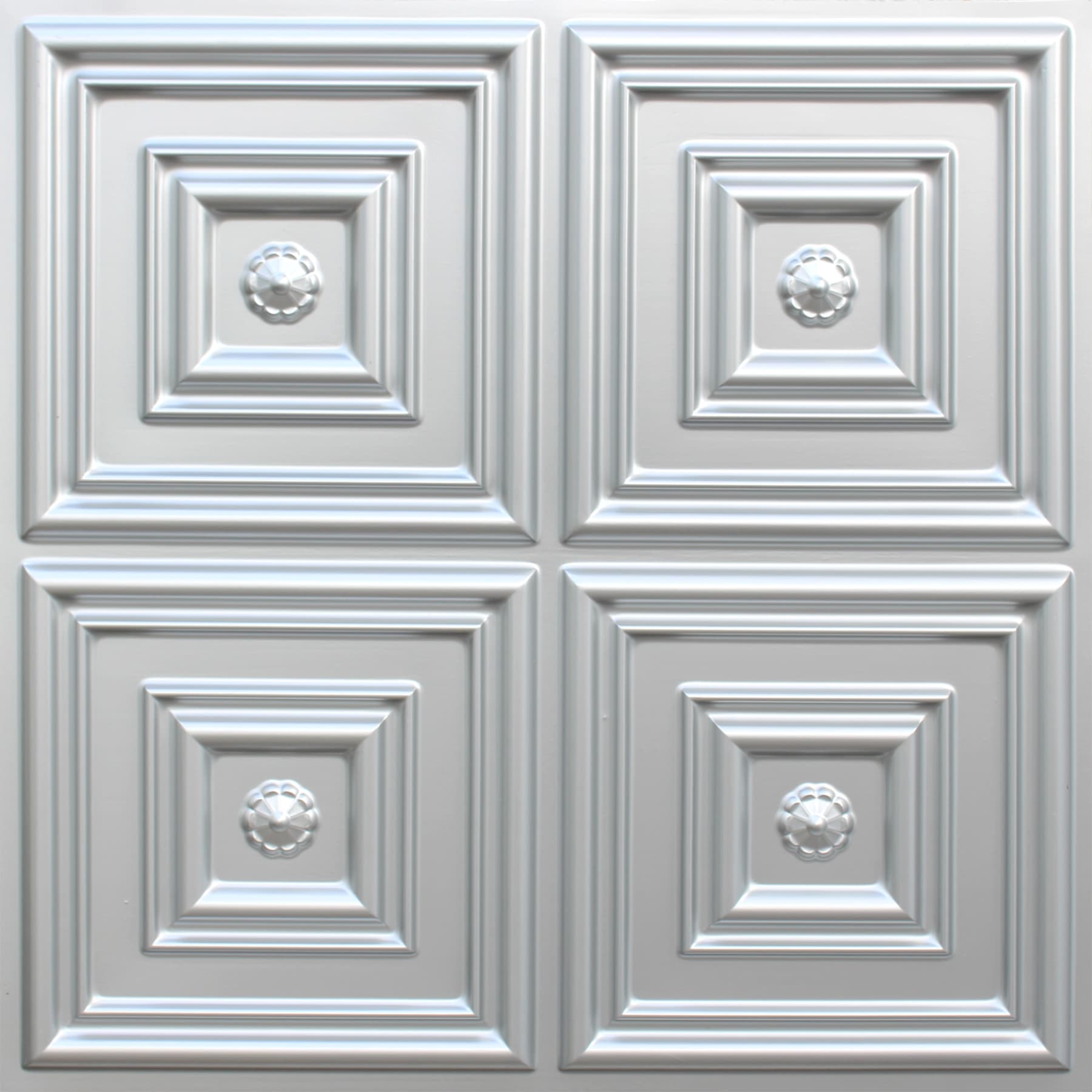 Silver decorative panel