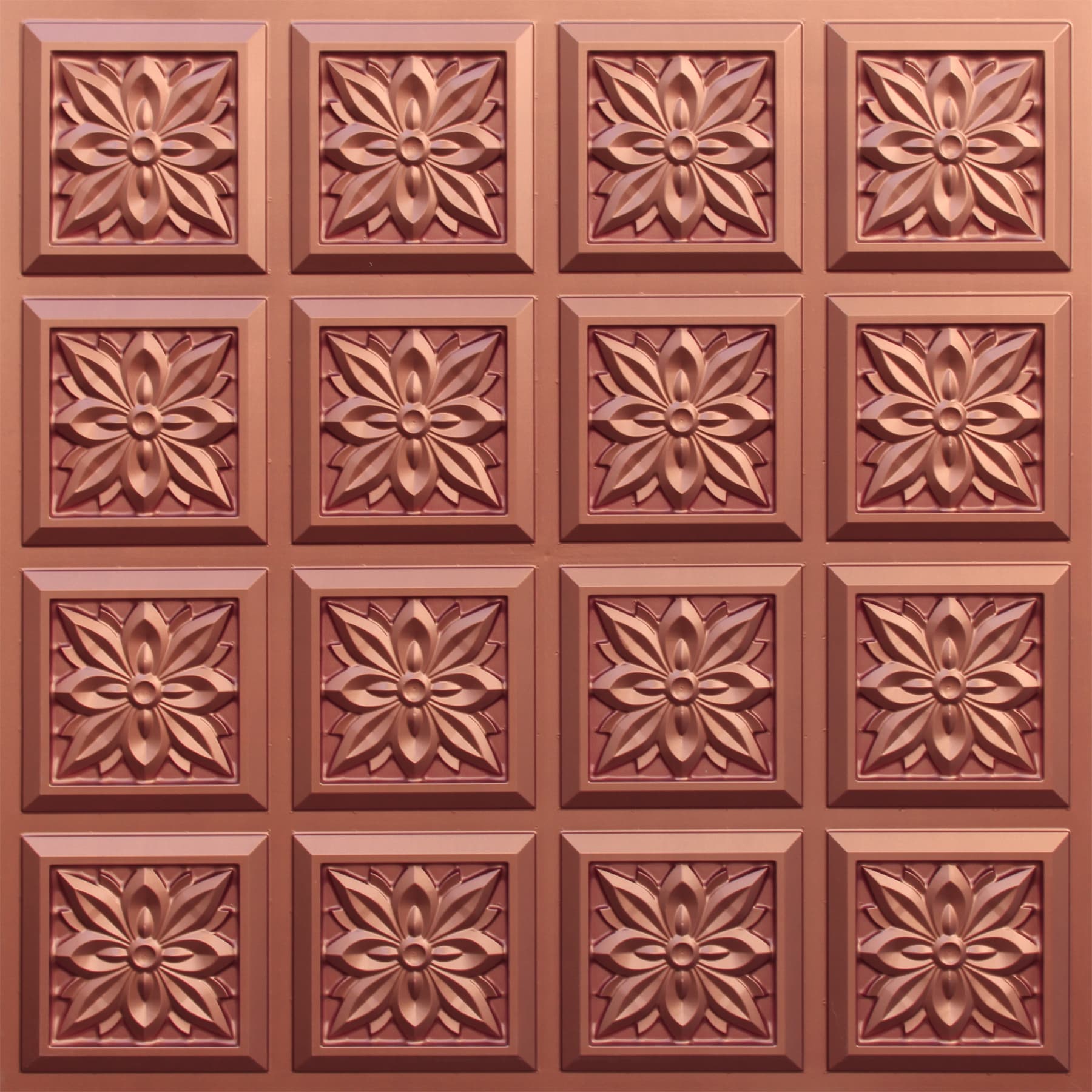 Copper decorative panel