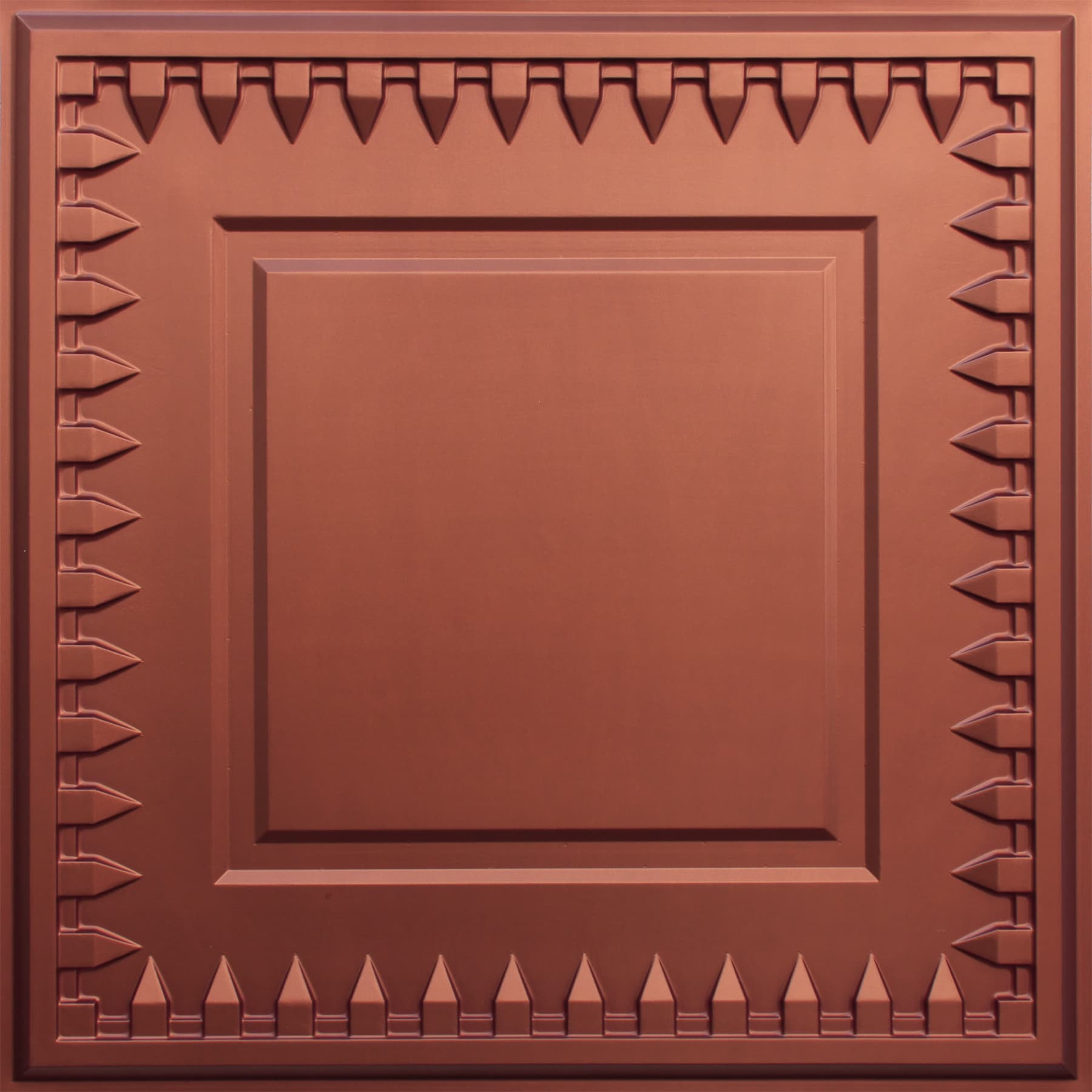 Copper decorative panel