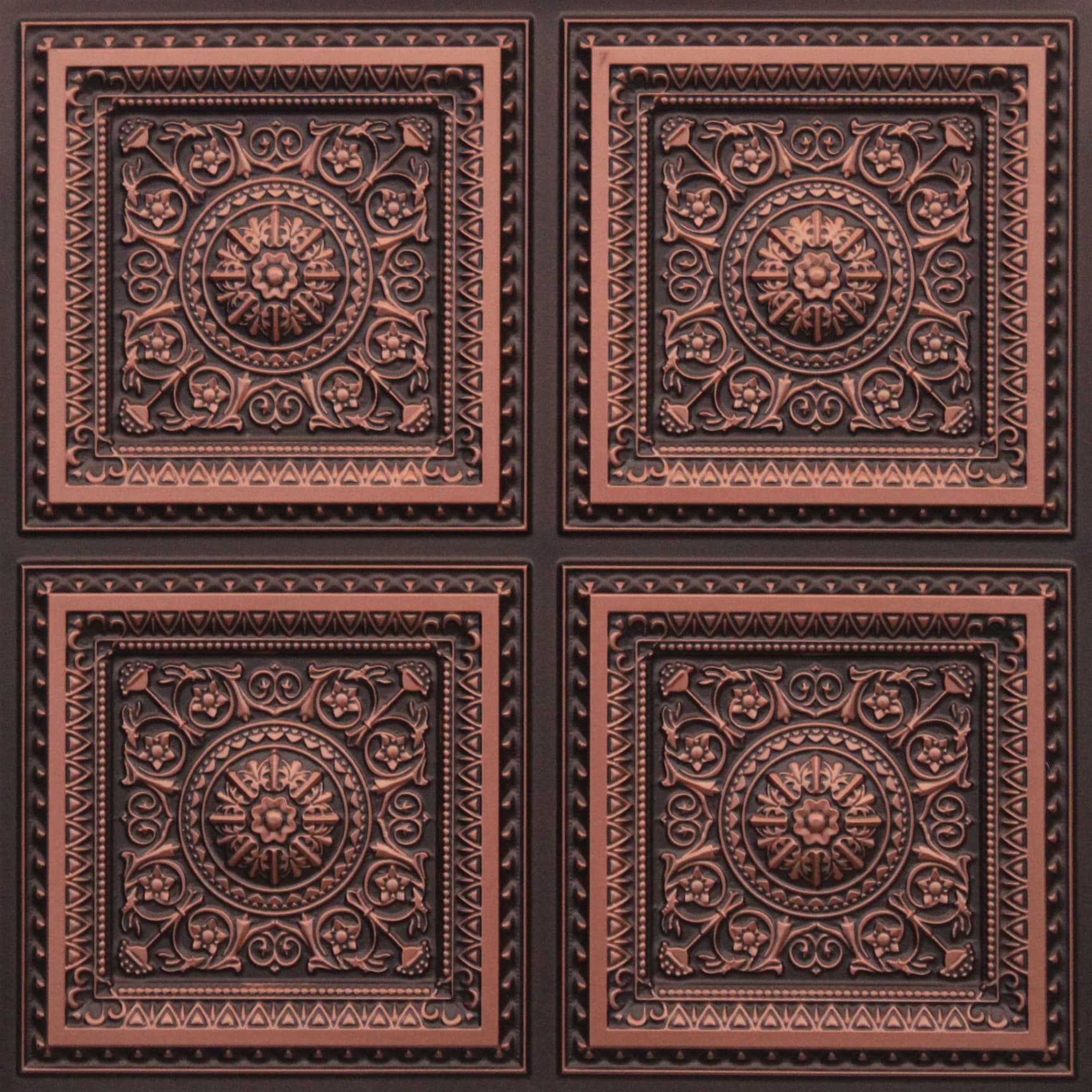 Antique Copper decorative panel