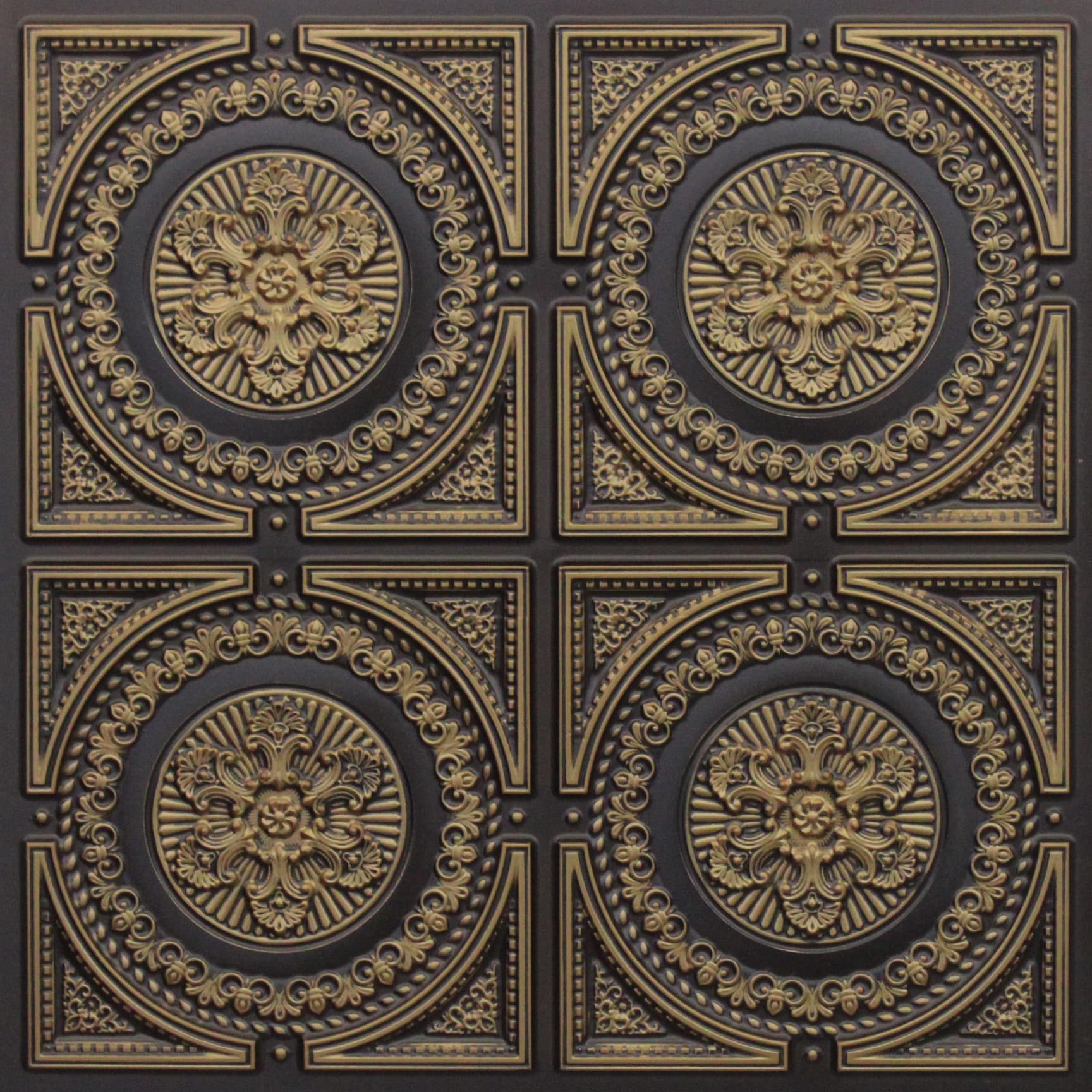 Antique Brass decorative panel