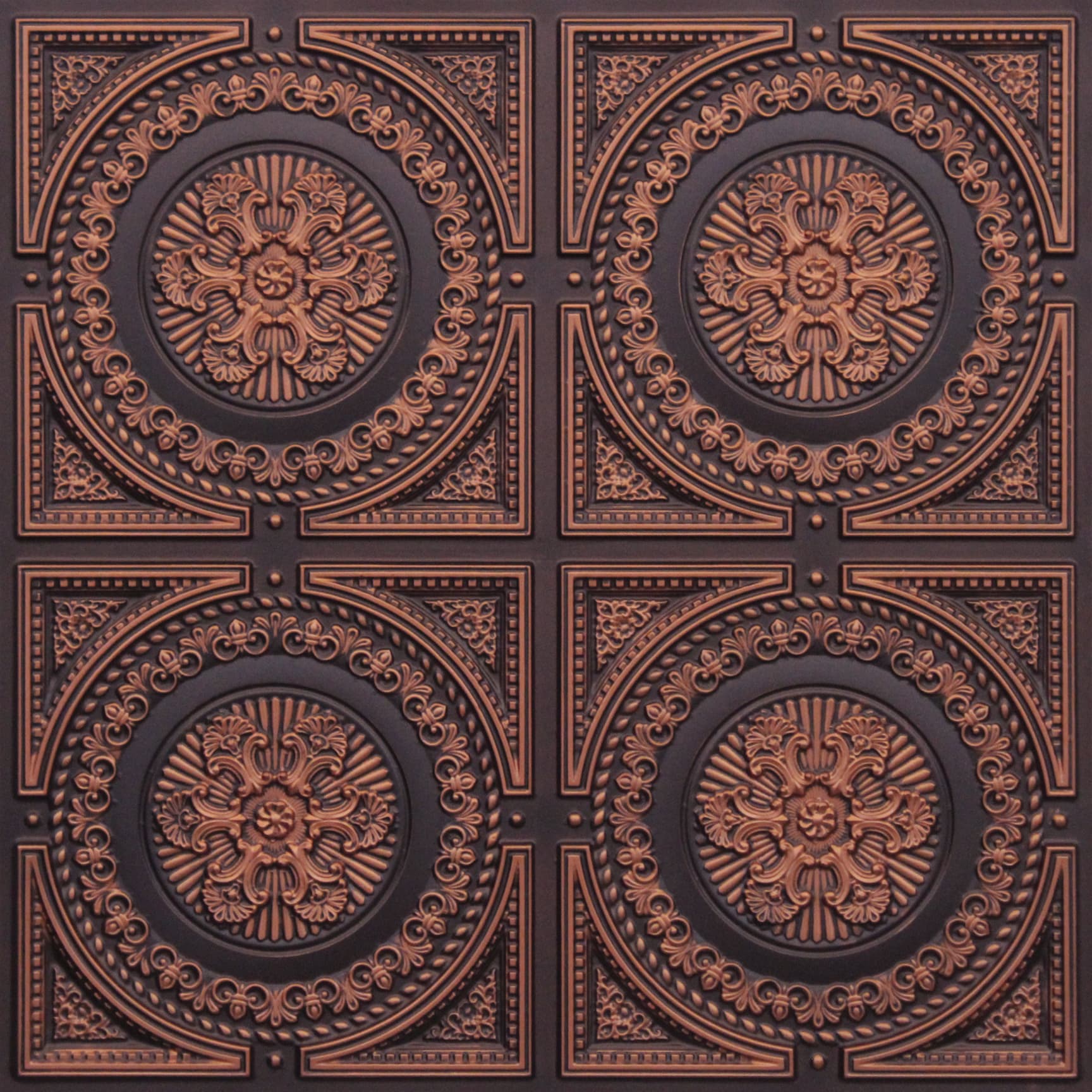 Antique Copper decorative panel