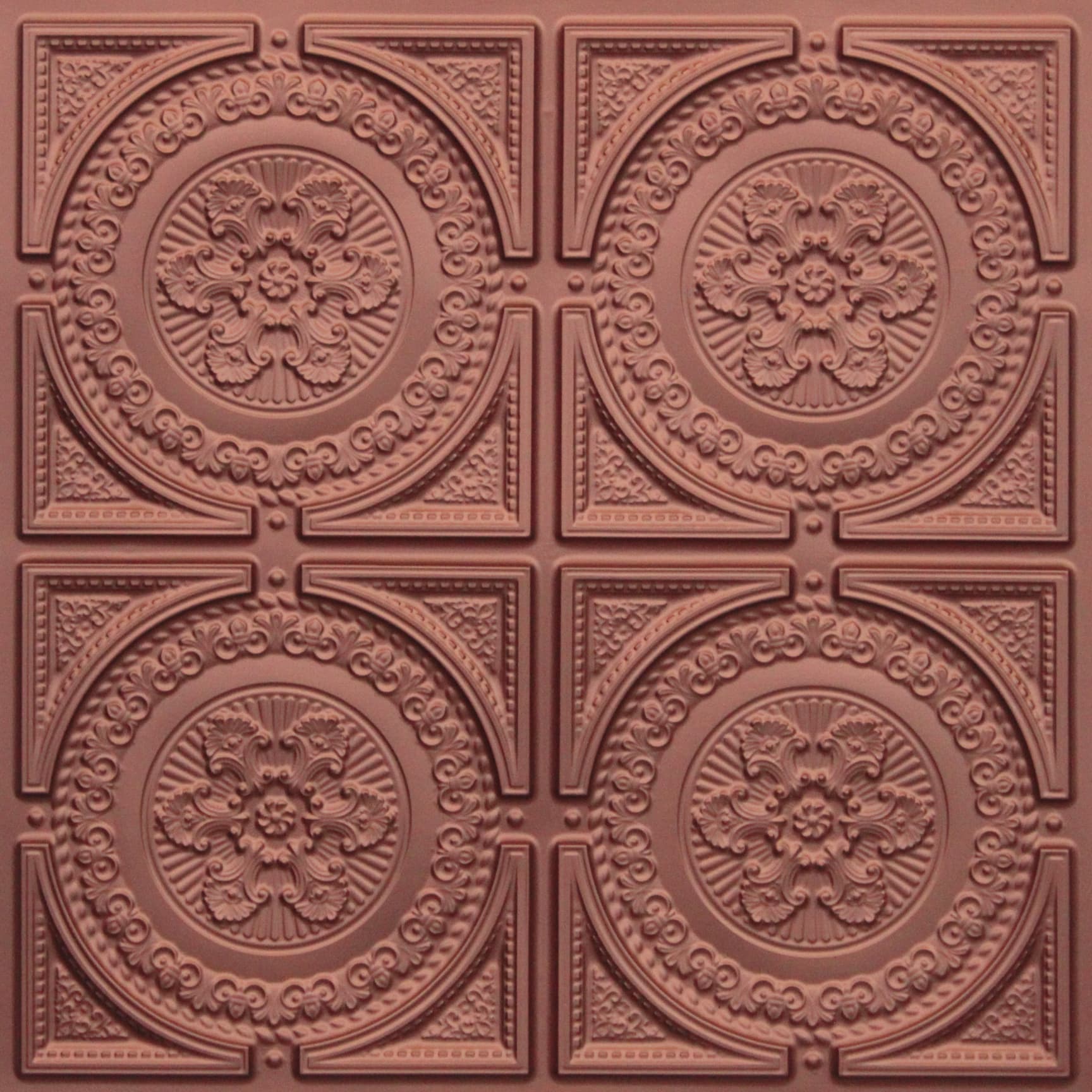 Copper decorative panel