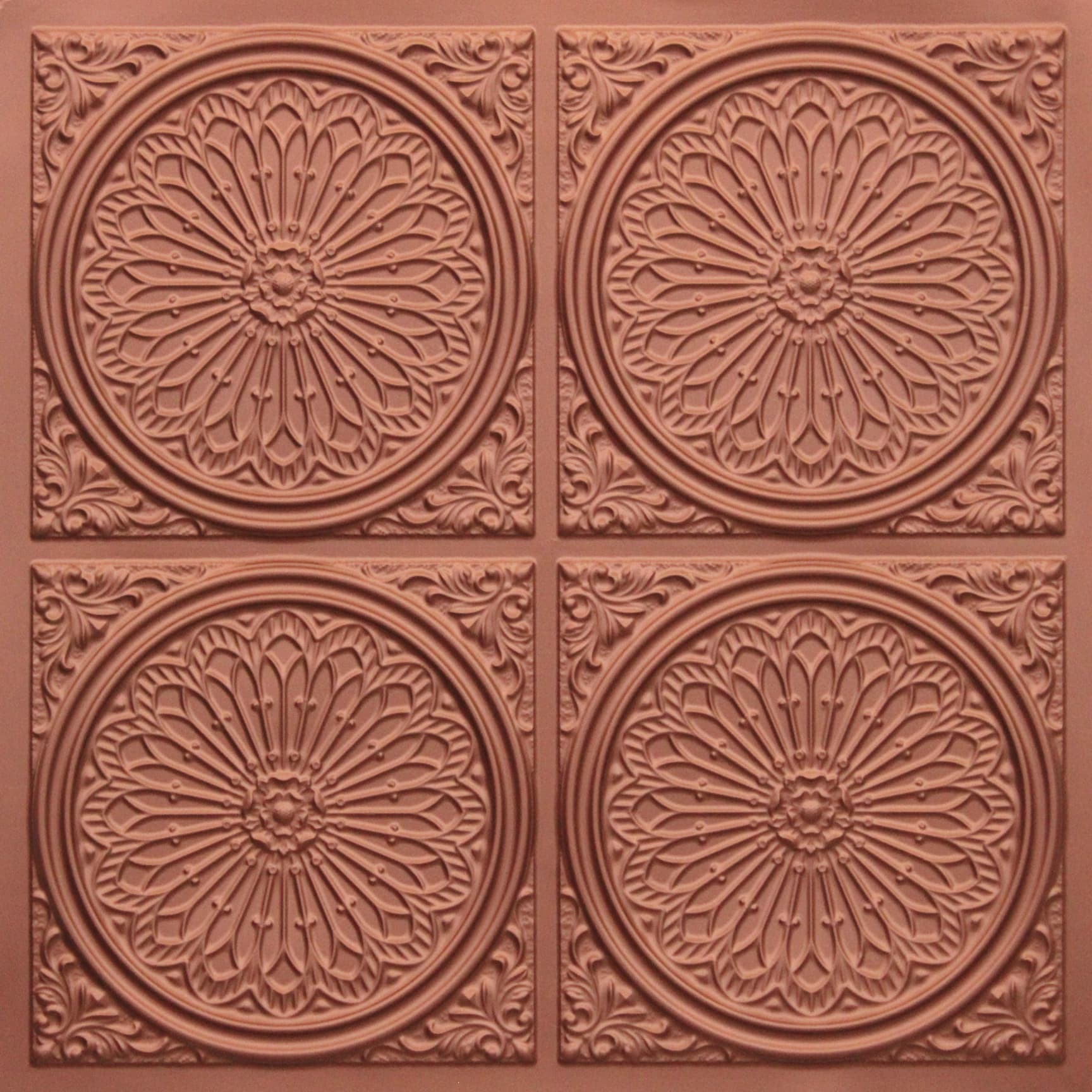 Copper decorative panel