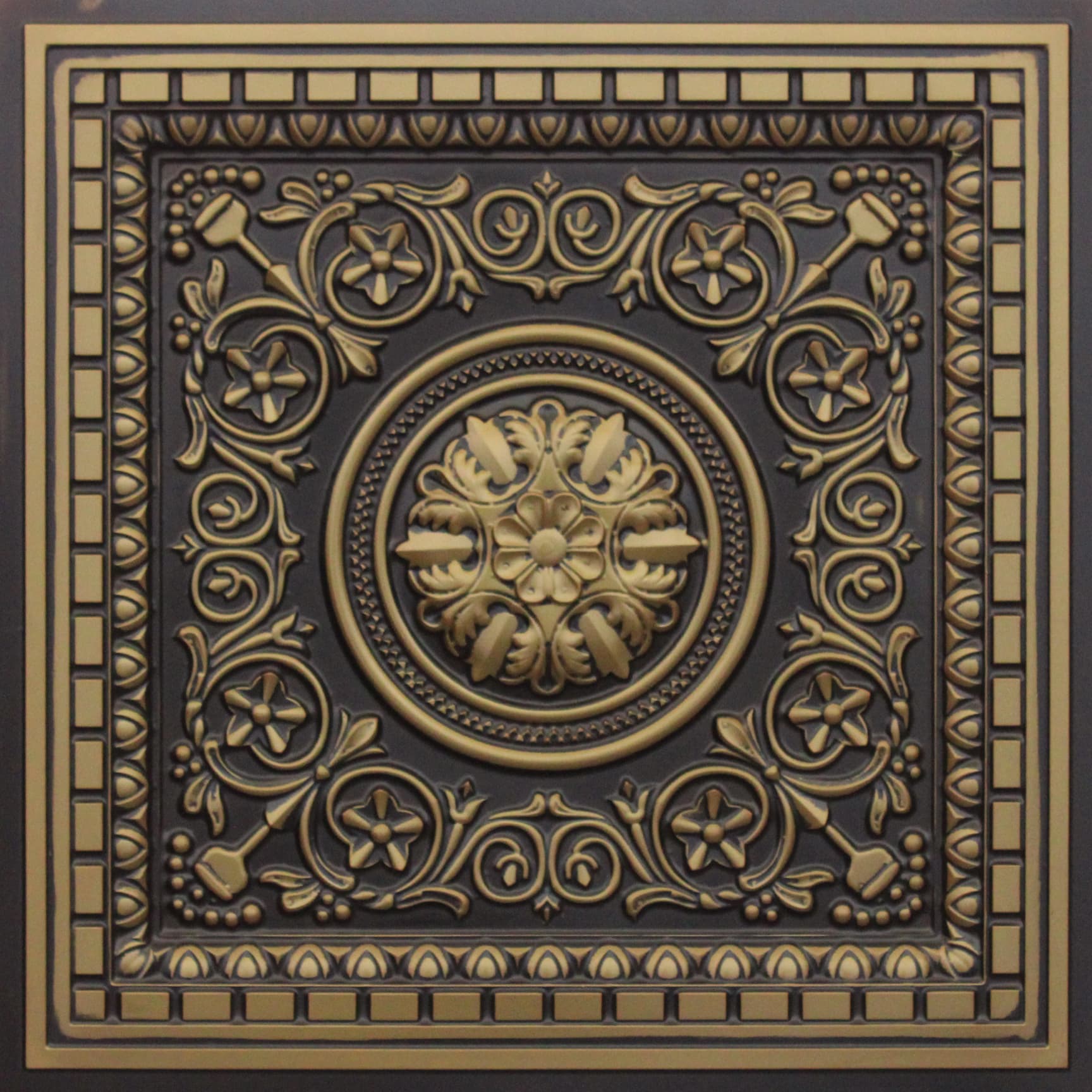 Antique Brass decorative panel