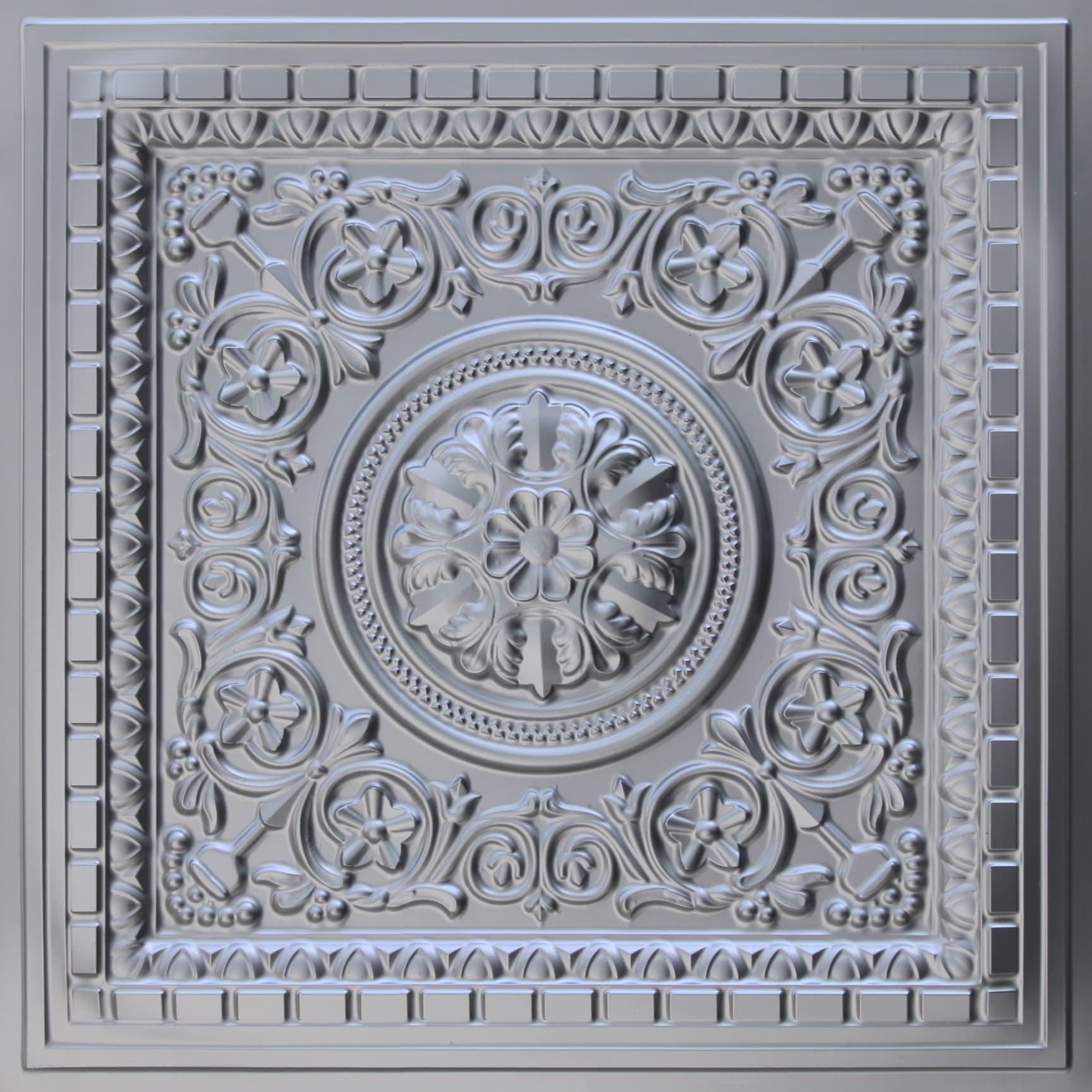 Silver decorative panel