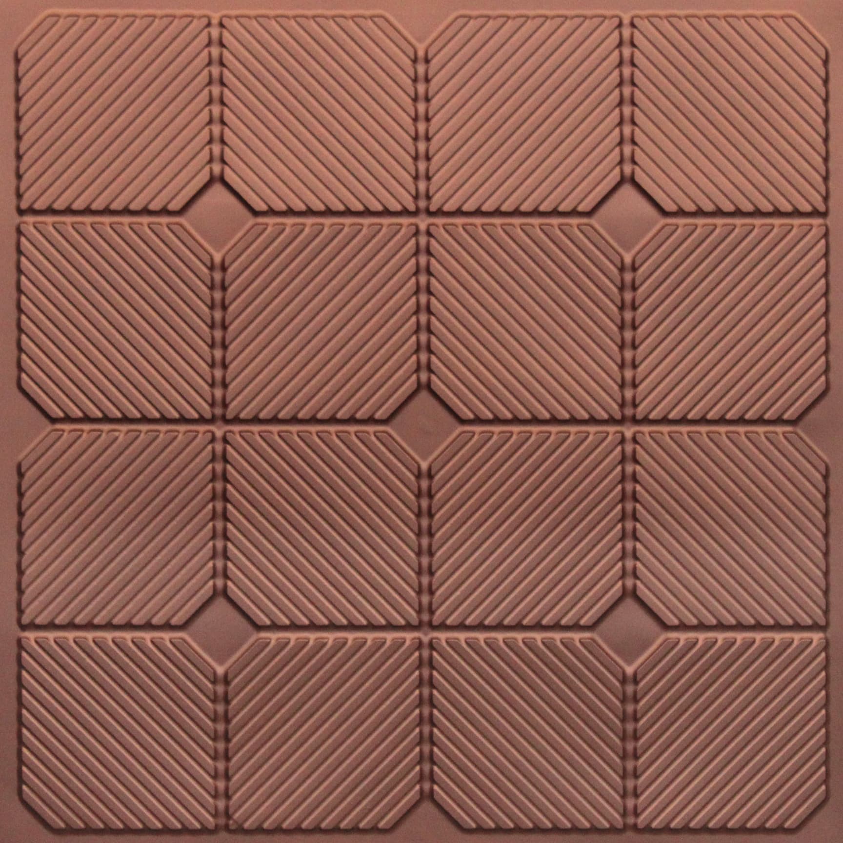 Copper decorative panel