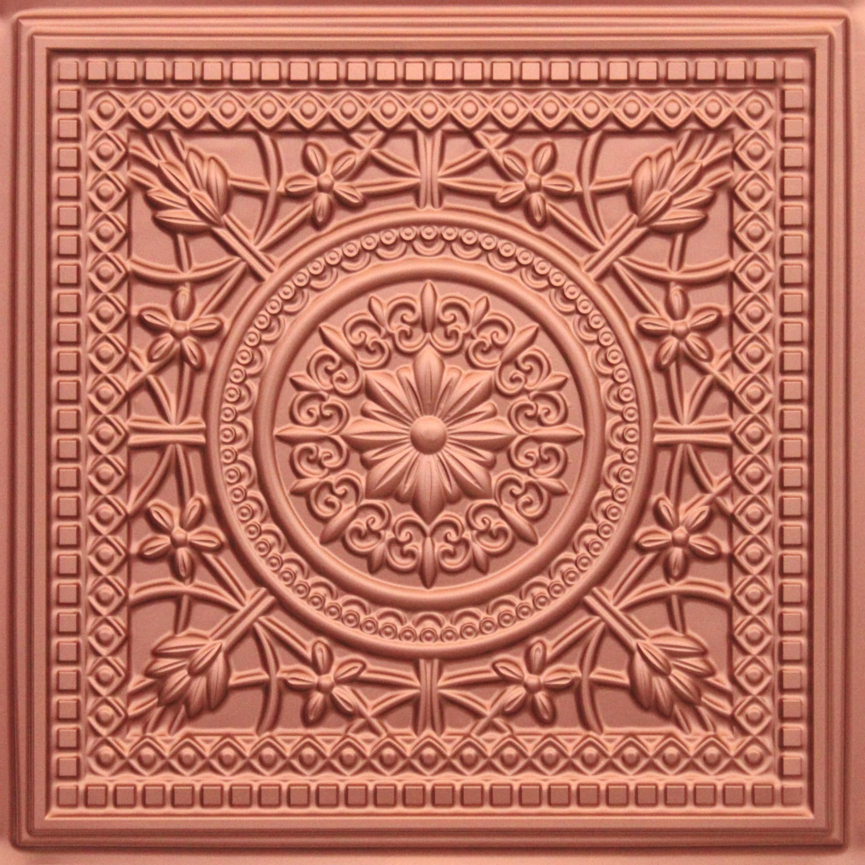 Copper decorative panel