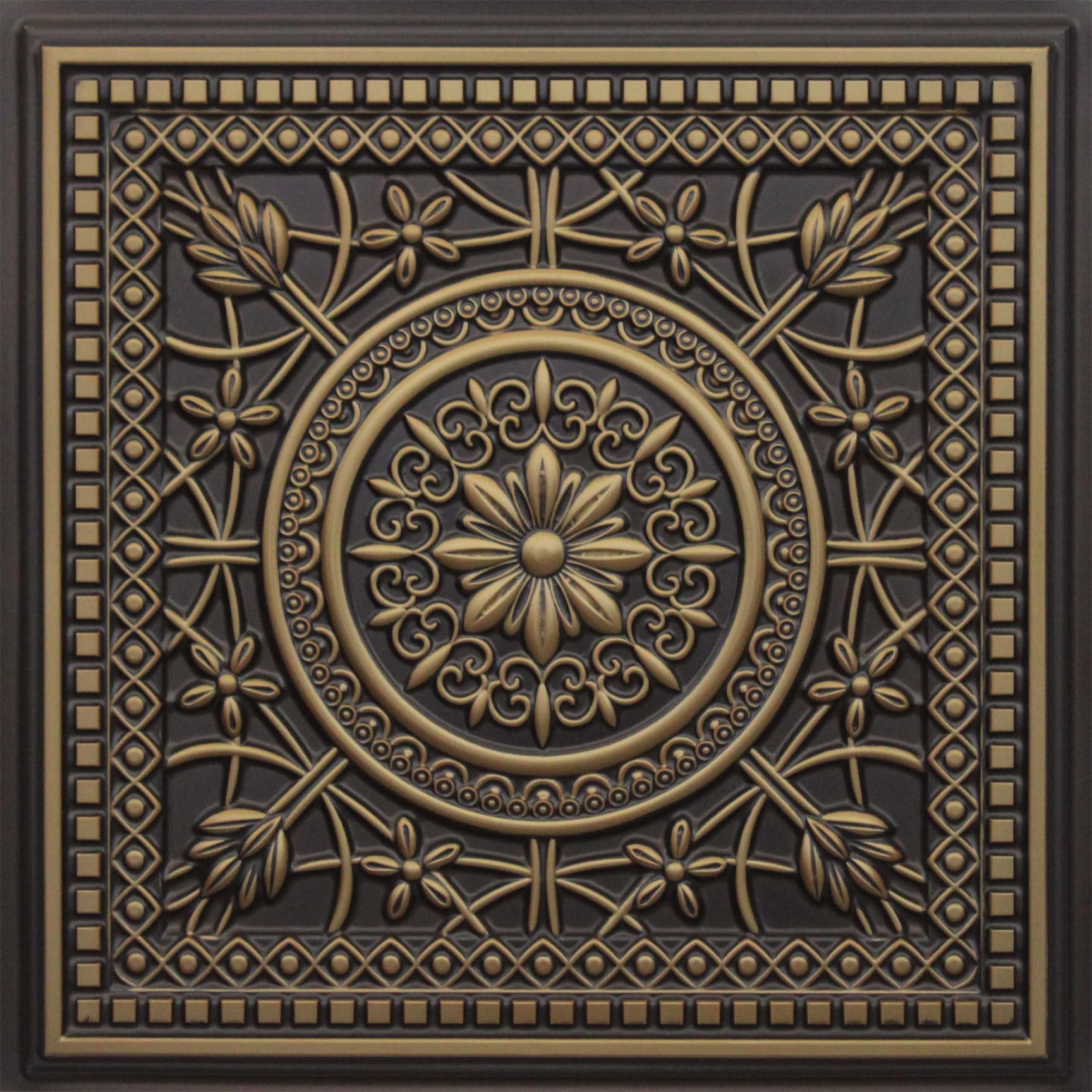 Antique Brass decorative panel