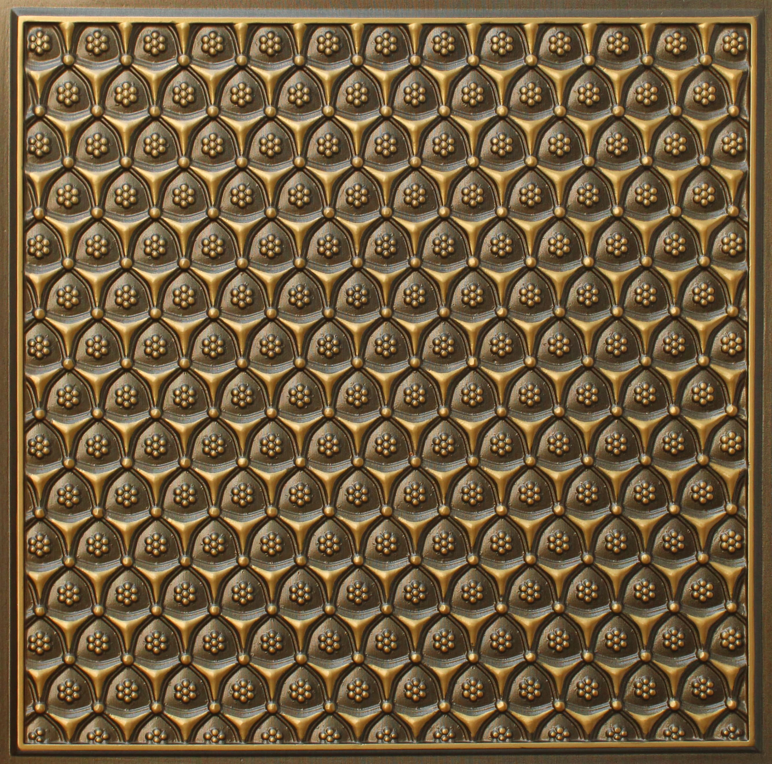 N114 Antique Brass panel
