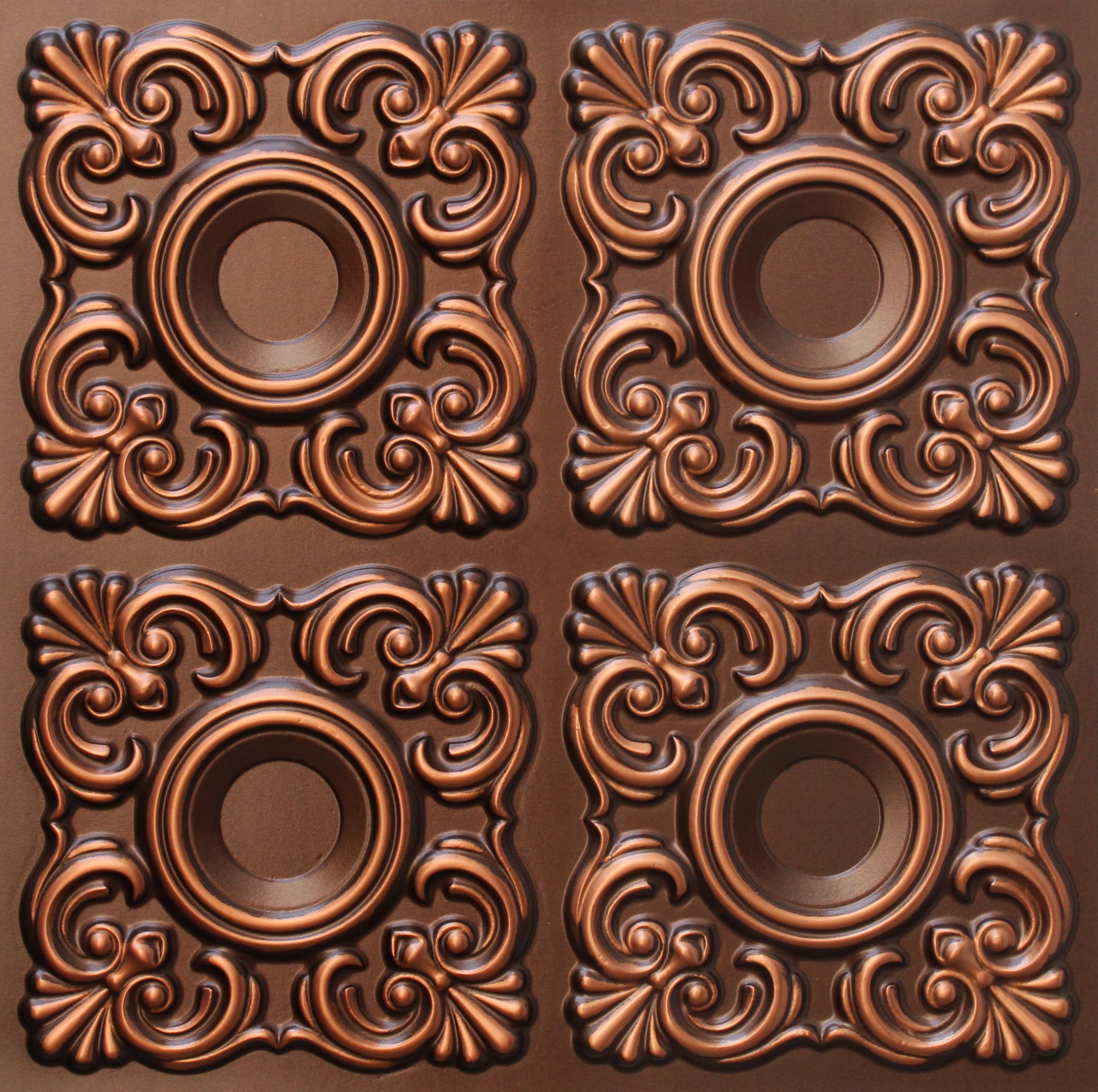 N123 Antique Copper panel